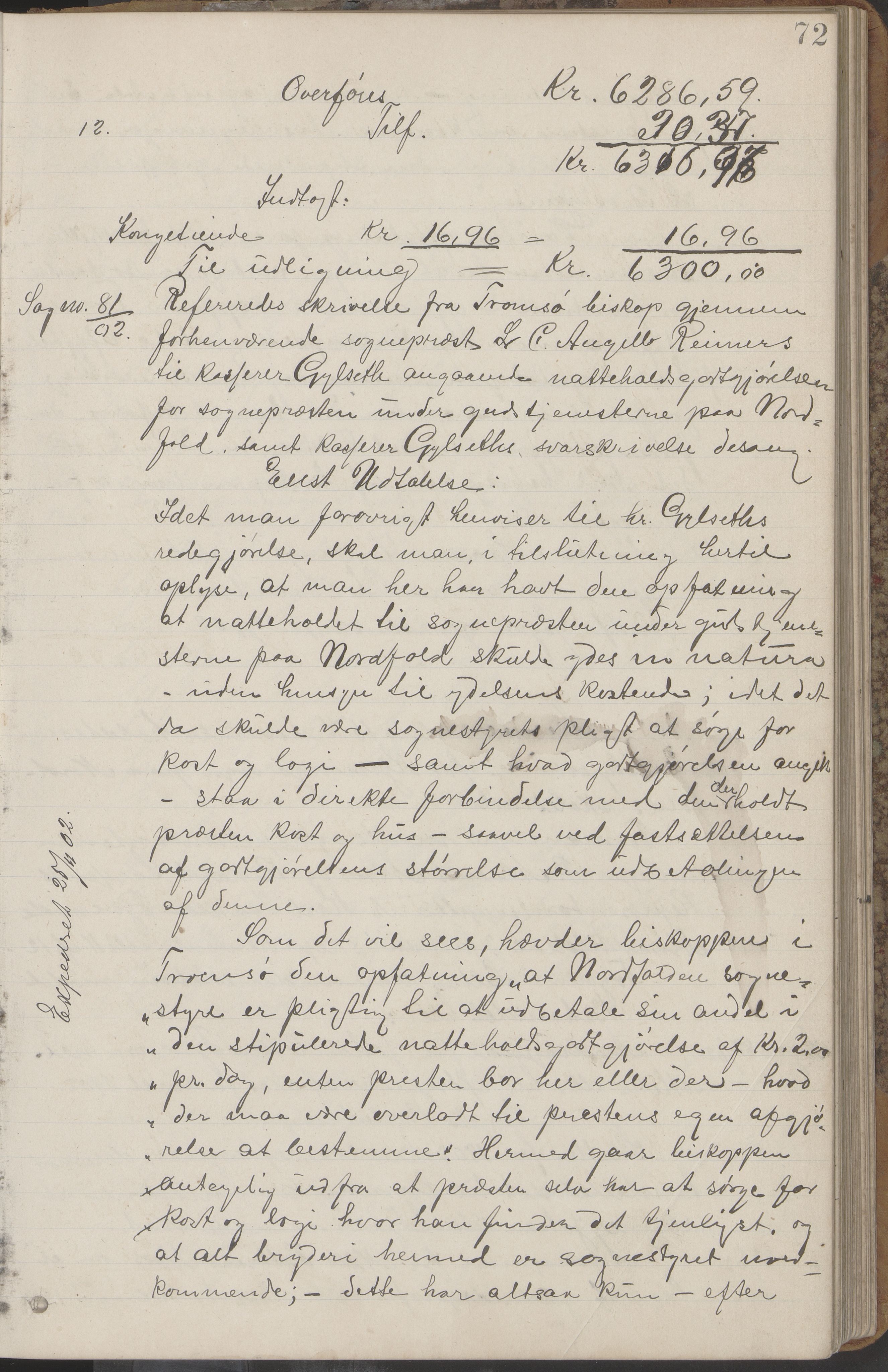 Kjerringøy kommune. Formannskapet, AIN/K-18441.150/A/Aa/L0002: Forhandlingsprotokoll Norfolden- Kjerringø formanskap, 1900-1911