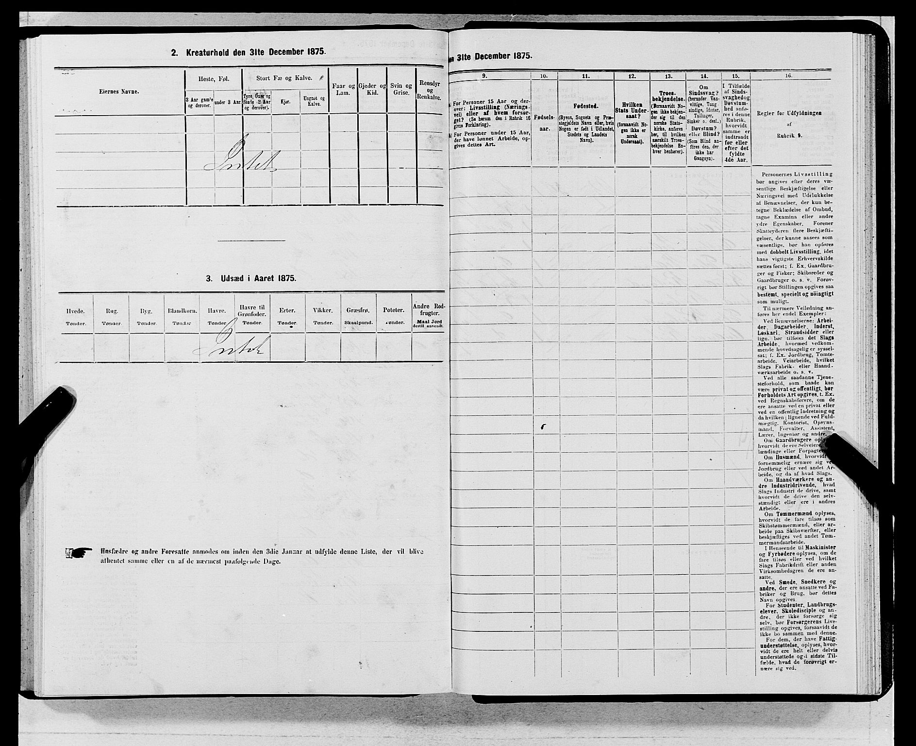 SAB, 1875 census for 1301 Bergen, 1875, p. 6121