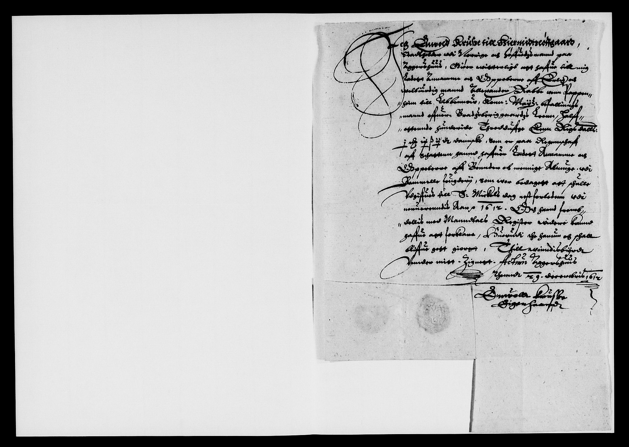 Rentekammeret inntil 1814, Reviderte regnskaper, Lensregnskaper, AV/RA-EA-5023/R/Rb/Rbp/L0004: Bratsberg len, 1610-1613