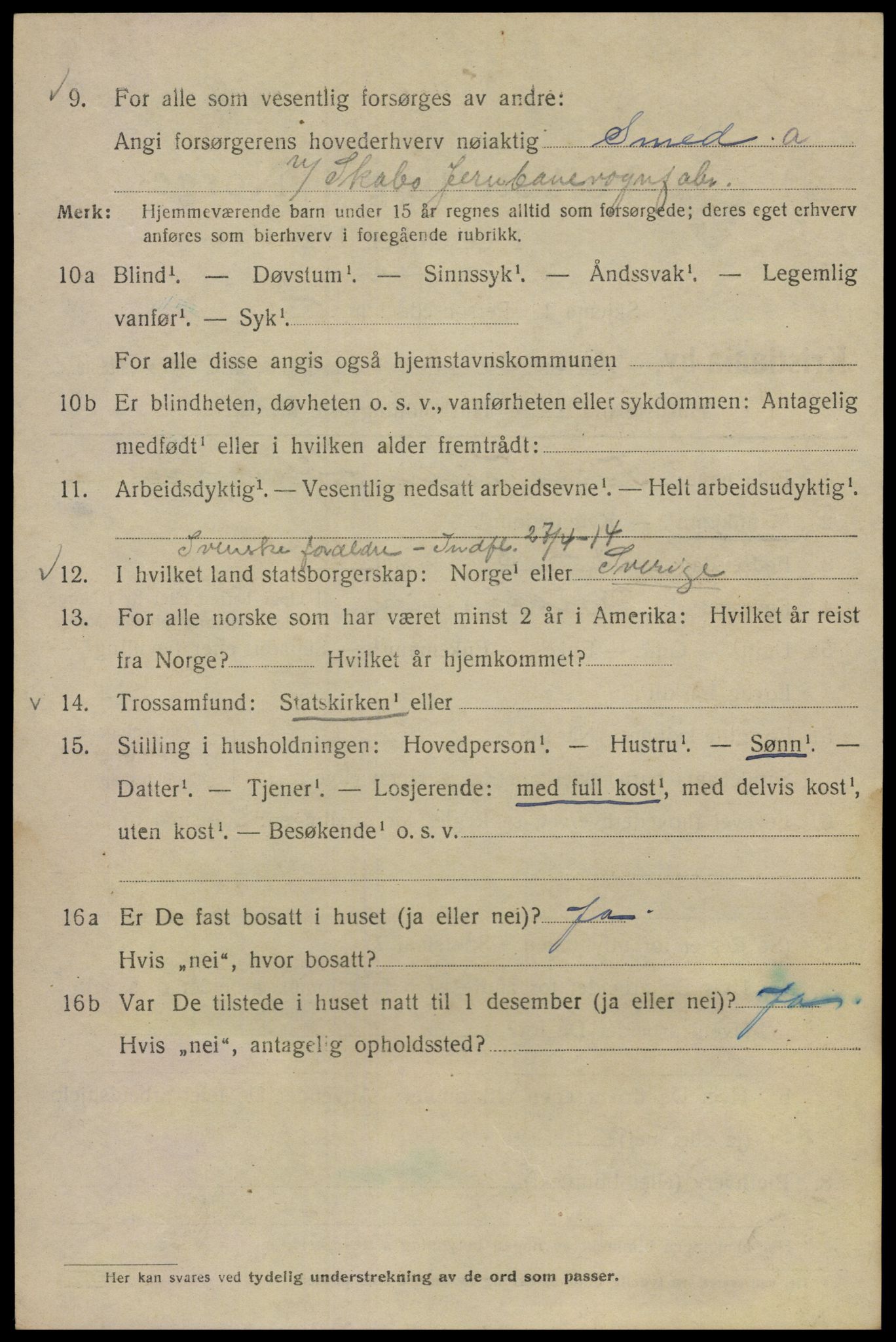 SAO, 1920 census for Kristiania, 1920, p. 174610