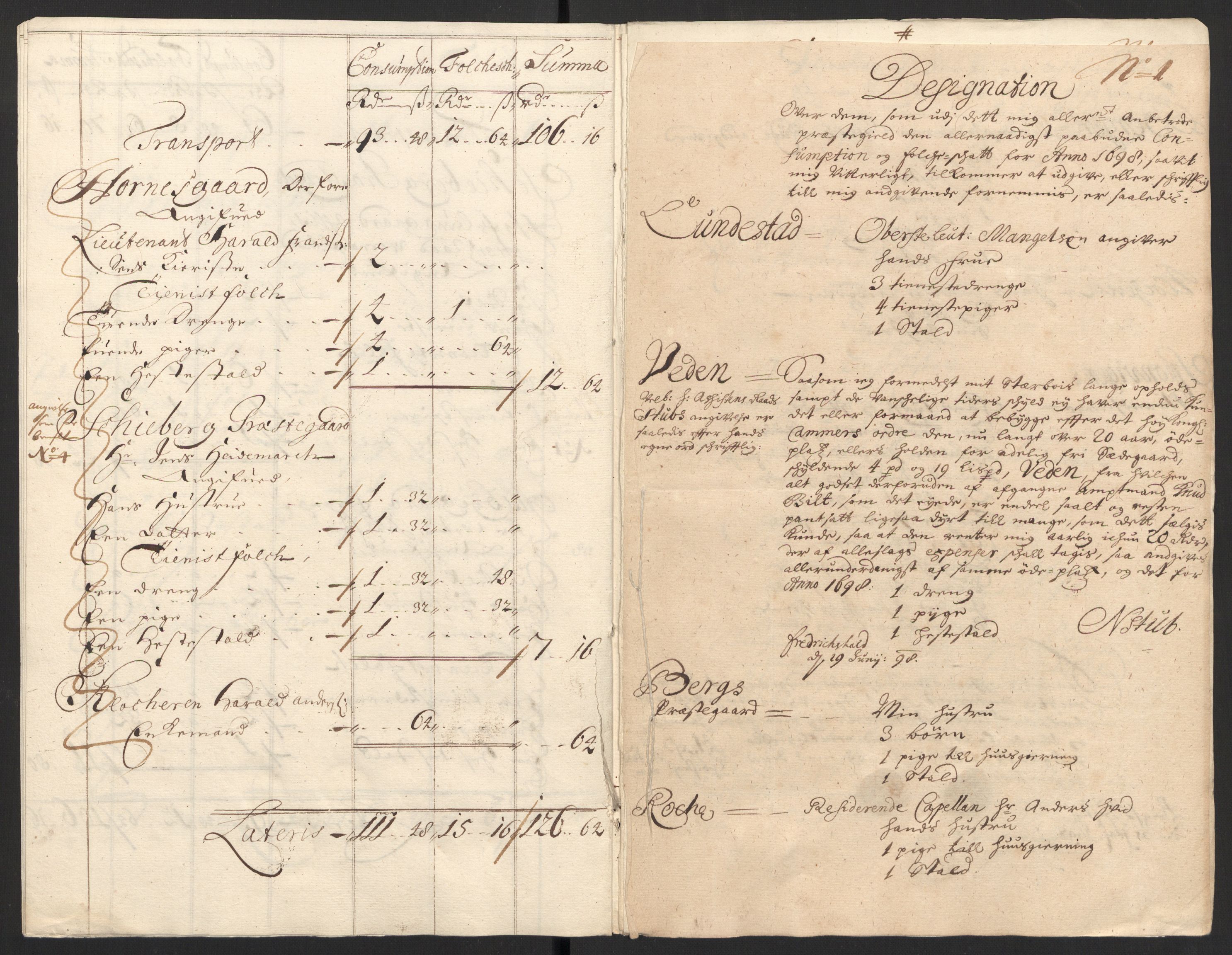 Rentekammeret inntil 1814, Reviderte regnskaper, Fogderegnskap, AV/RA-EA-4092/R01/L0013: Fogderegnskap Idd og Marker, 1696-1698, p. 350