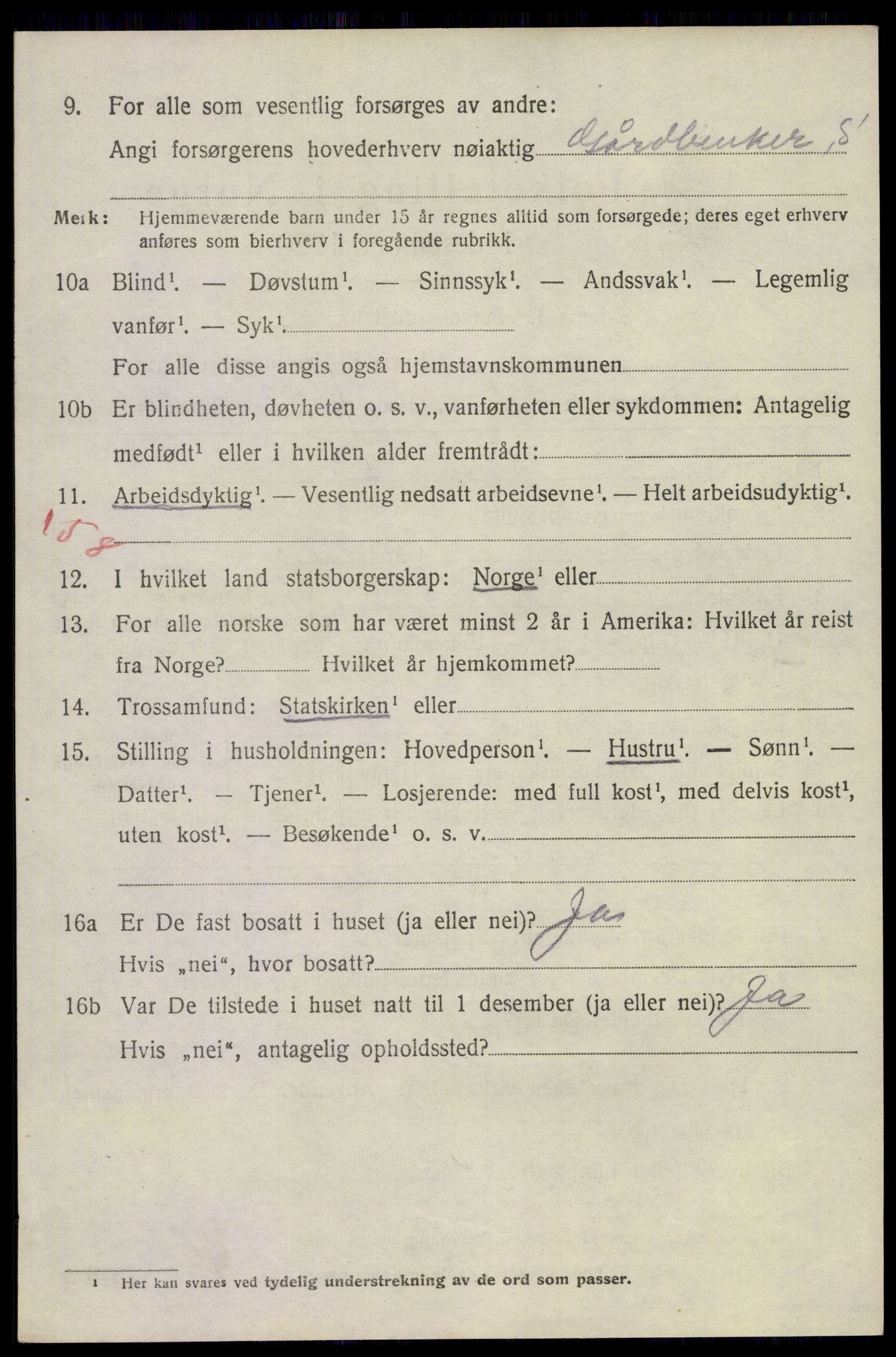 SAKO, 1920 census for Lardal, 1920, p. 1004
