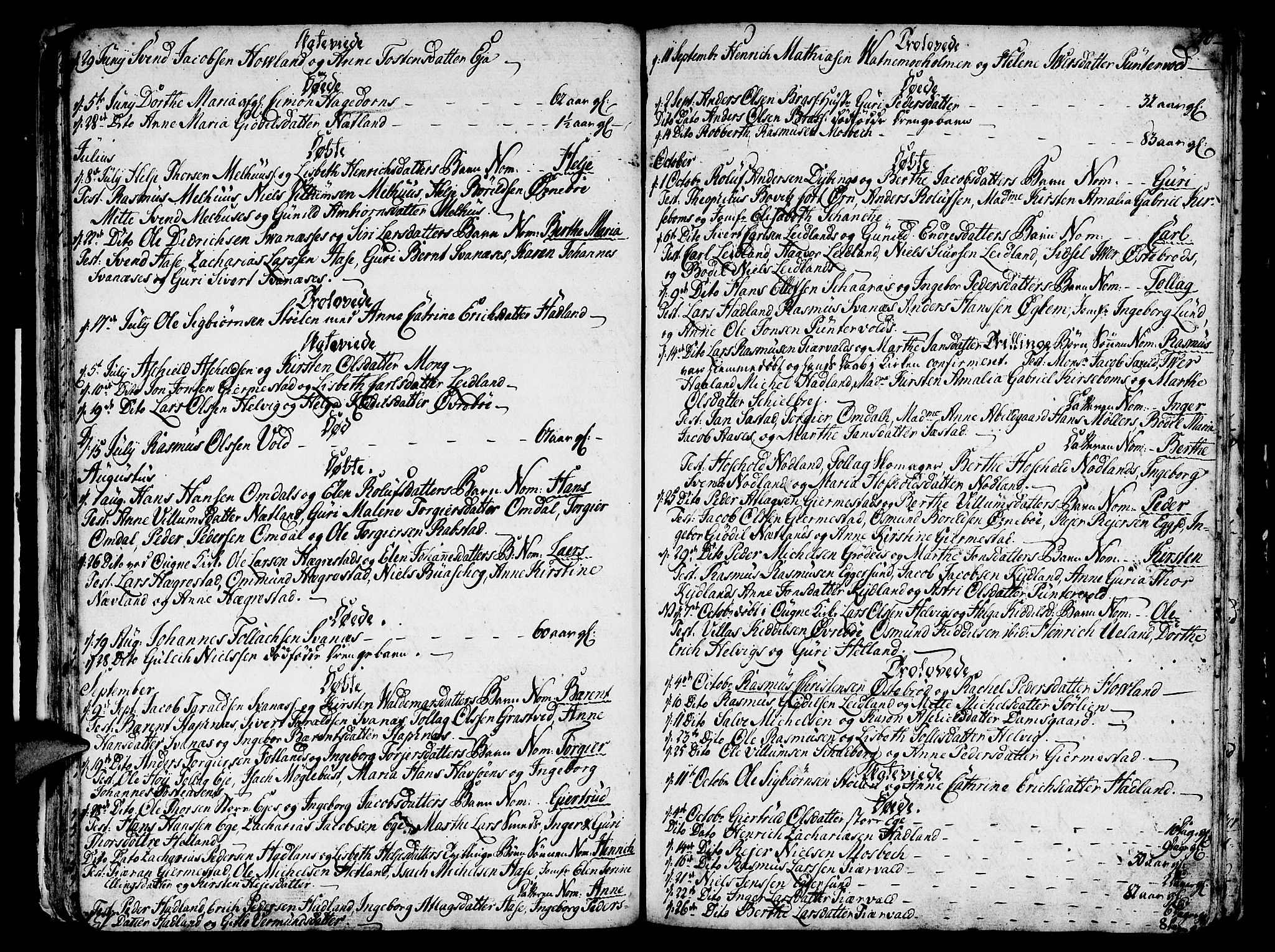 Eigersund sokneprestkontor, SAST/A-101807/S08/L0004: Parish register (official) no. A 4 /1, 1776-1789, p. 40