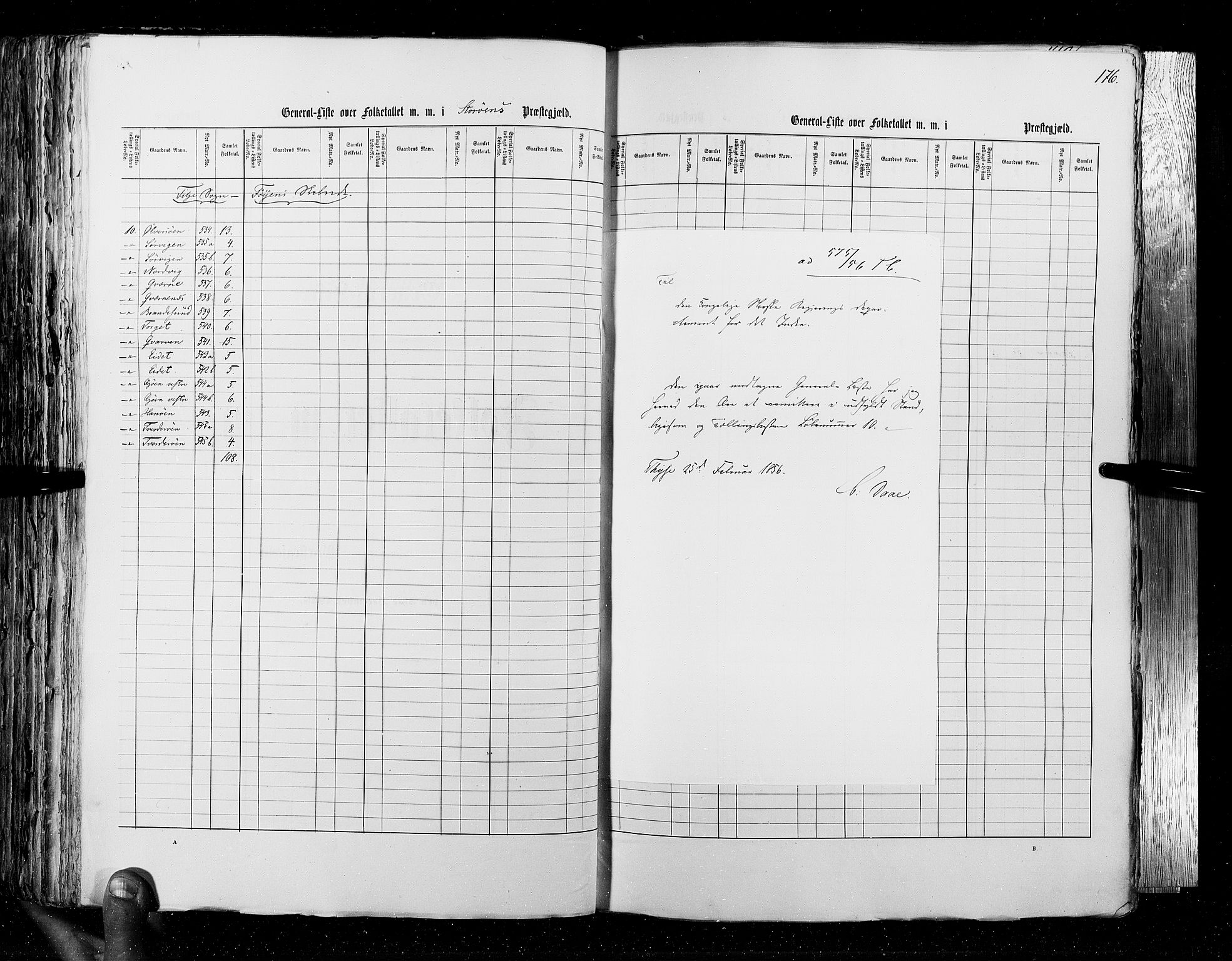 RA, Census 1855, vol. 4: Stavanger amt og Søndre Bergenhus amt, 1855, p. 176