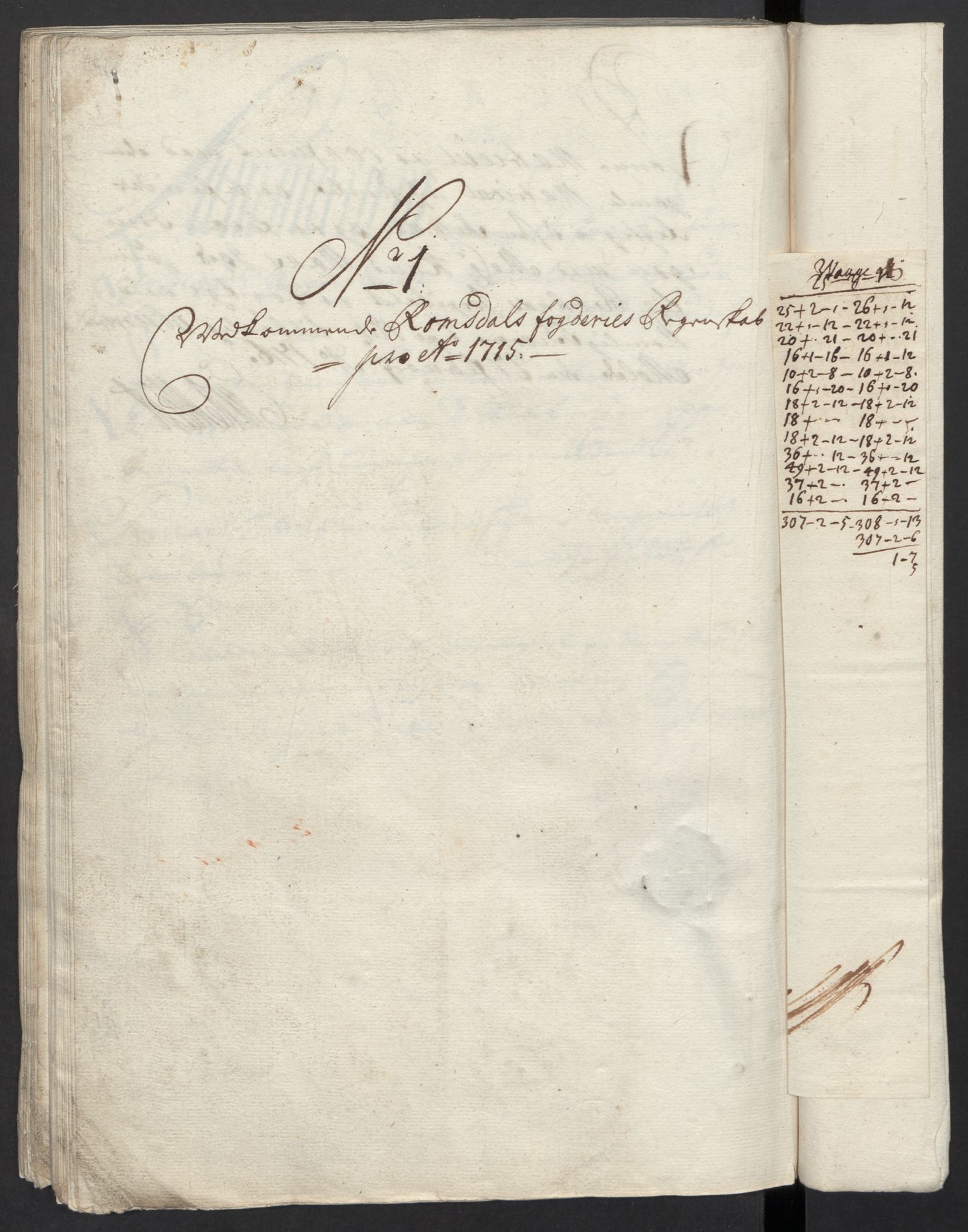 Rentekammeret inntil 1814, Reviderte regnskaper, Fogderegnskap, RA/EA-4092/R55/L3663: Fogderegnskap Romsdal, 1715-1716, p. 87