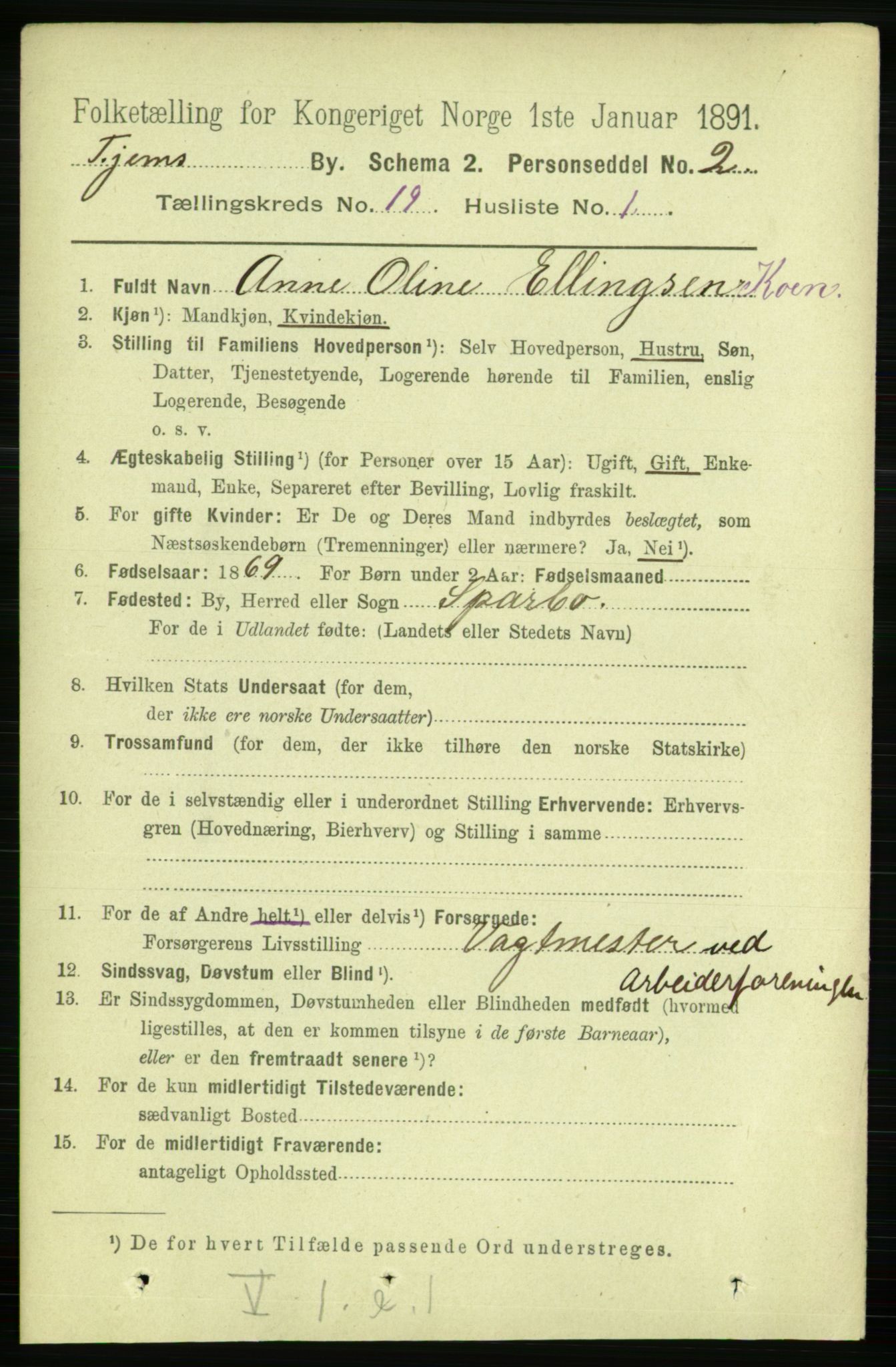 RA, 1891 census for 1601 Trondheim, 1891, p. 14625