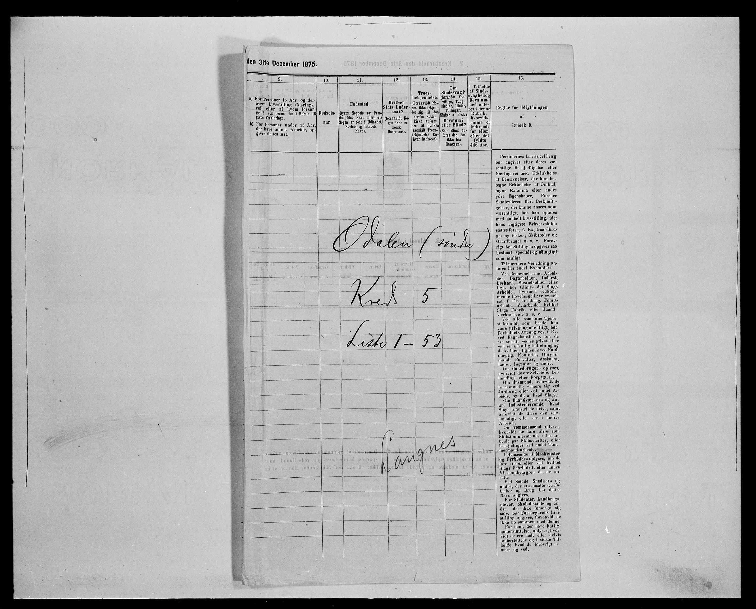 SAH, 1875 census for 0419P Sør-Odal, 1875, p. 487