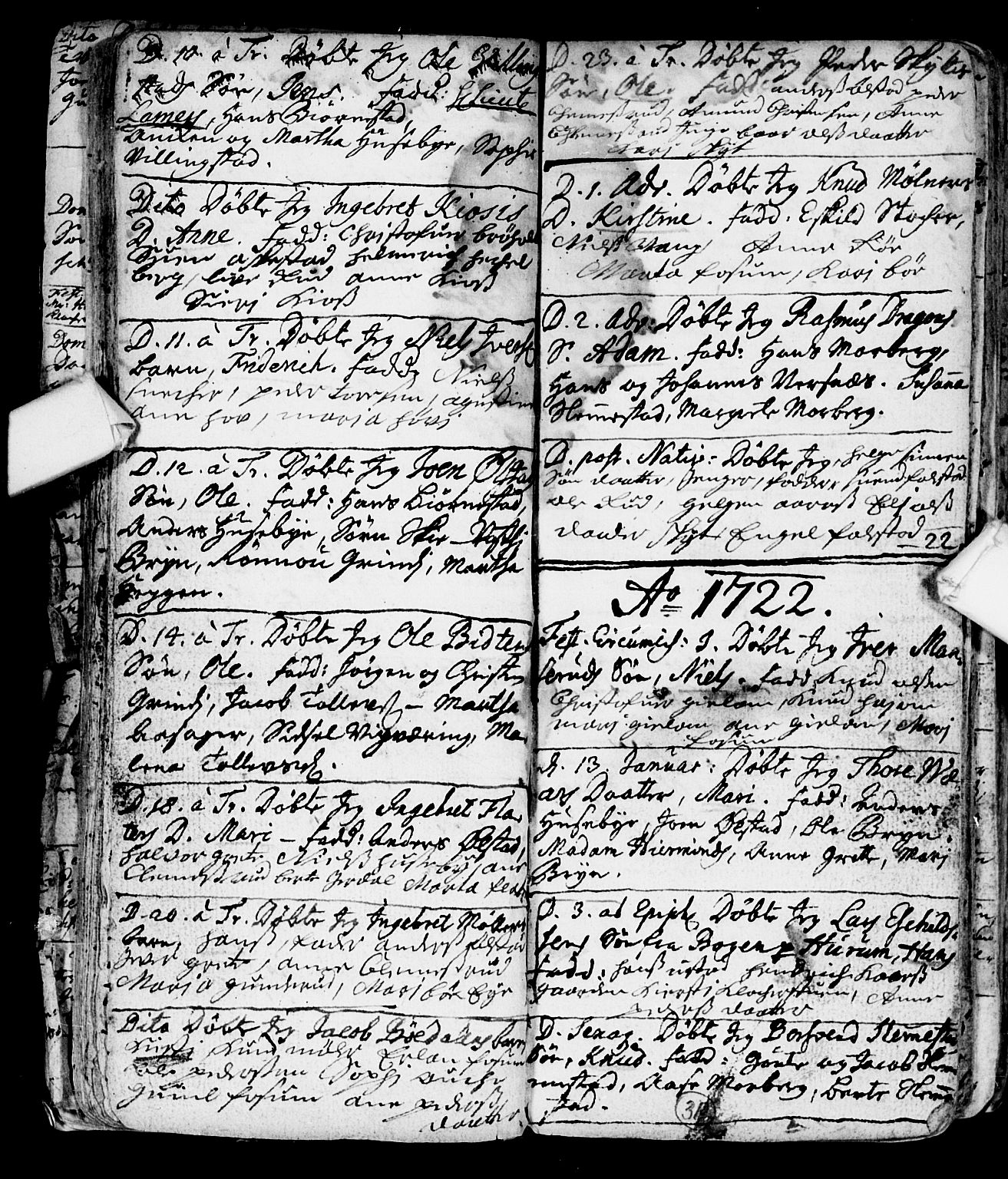 Røyken kirkebøker, SAKO/A-241/F/Fa/L0001: Parish register (official) no. 1, 1701-1730, p. 31