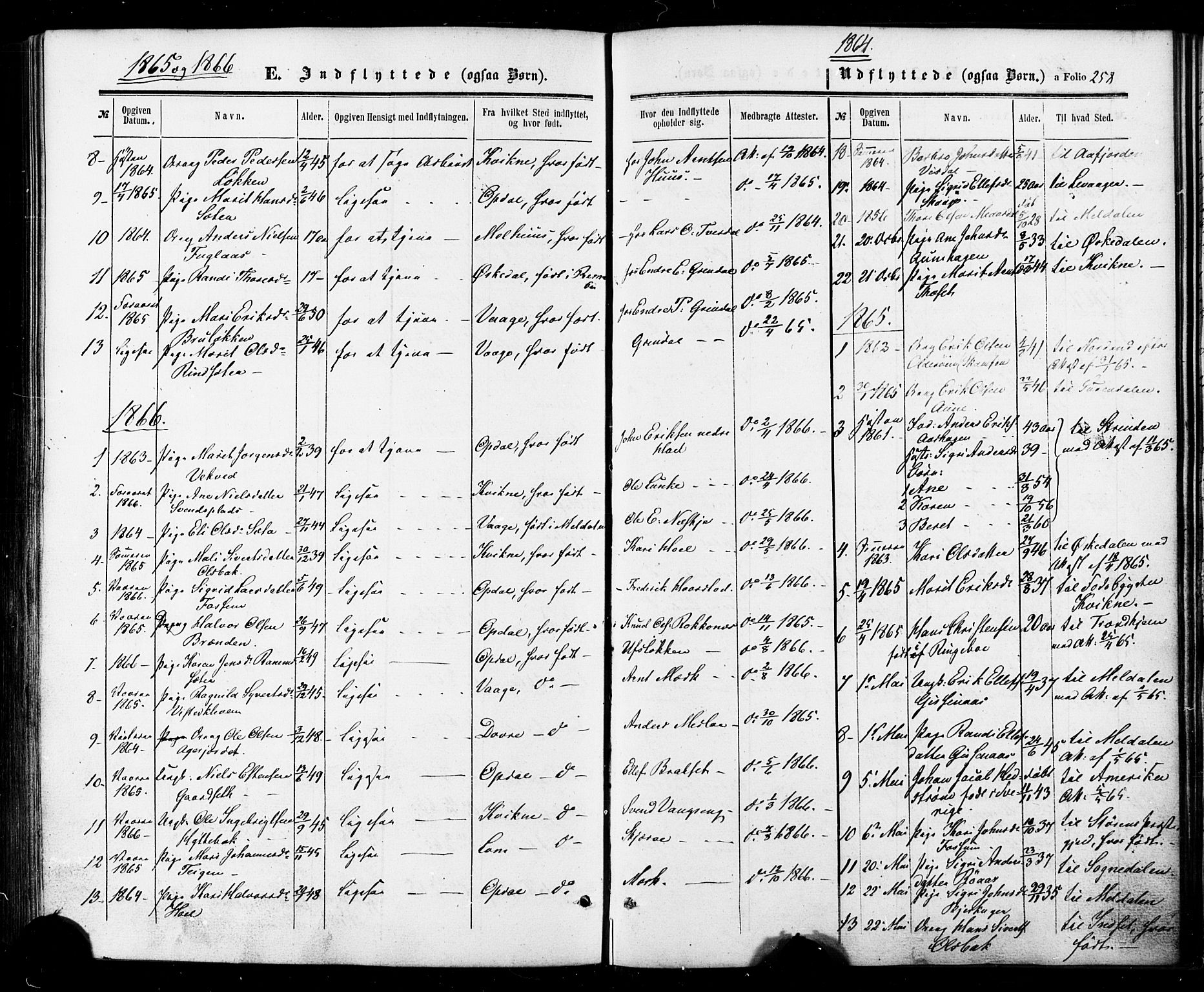 Ministerialprotokoller, klokkerbøker og fødselsregistre - Sør-Trøndelag, SAT/A-1456/674/L0870: Parish register (official) no. 674A02, 1861-1879, p. 258