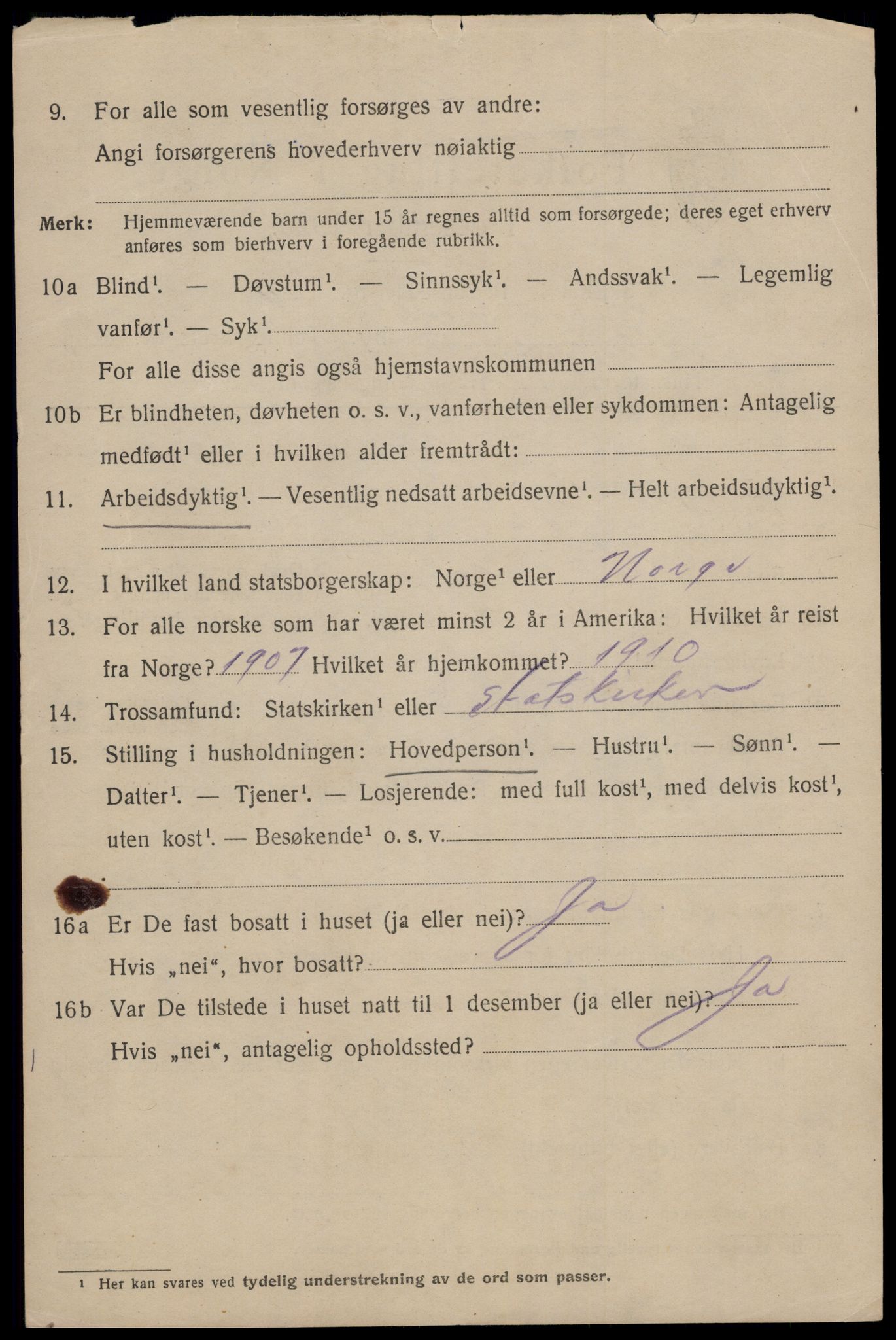 SAT, 1920 census for Trondheim, 1920, p. 78029