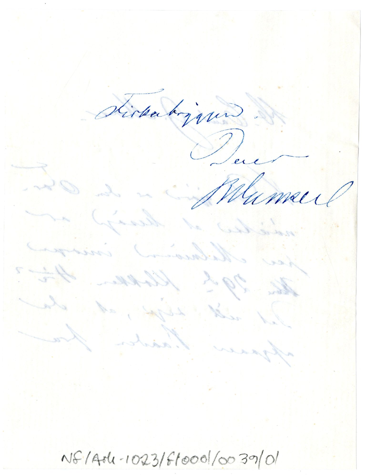 Diderik Maria Aalls brevsamling, NF/Ark-1023/F/L0001: D.M. Aalls brevsamling. A - B, 1738-1889, p. 500