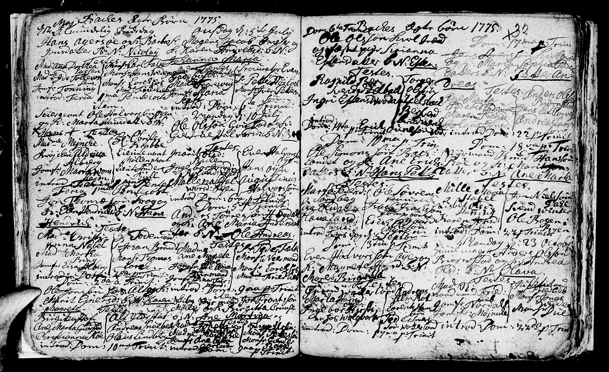 Ministerialprotokoller, klokkerbøker og fødselsregistre - Sør-Trøndelag, SAT/A-1456/604/L0218: Parish register (copy) no. 604C01, 1754-1819, p. 32