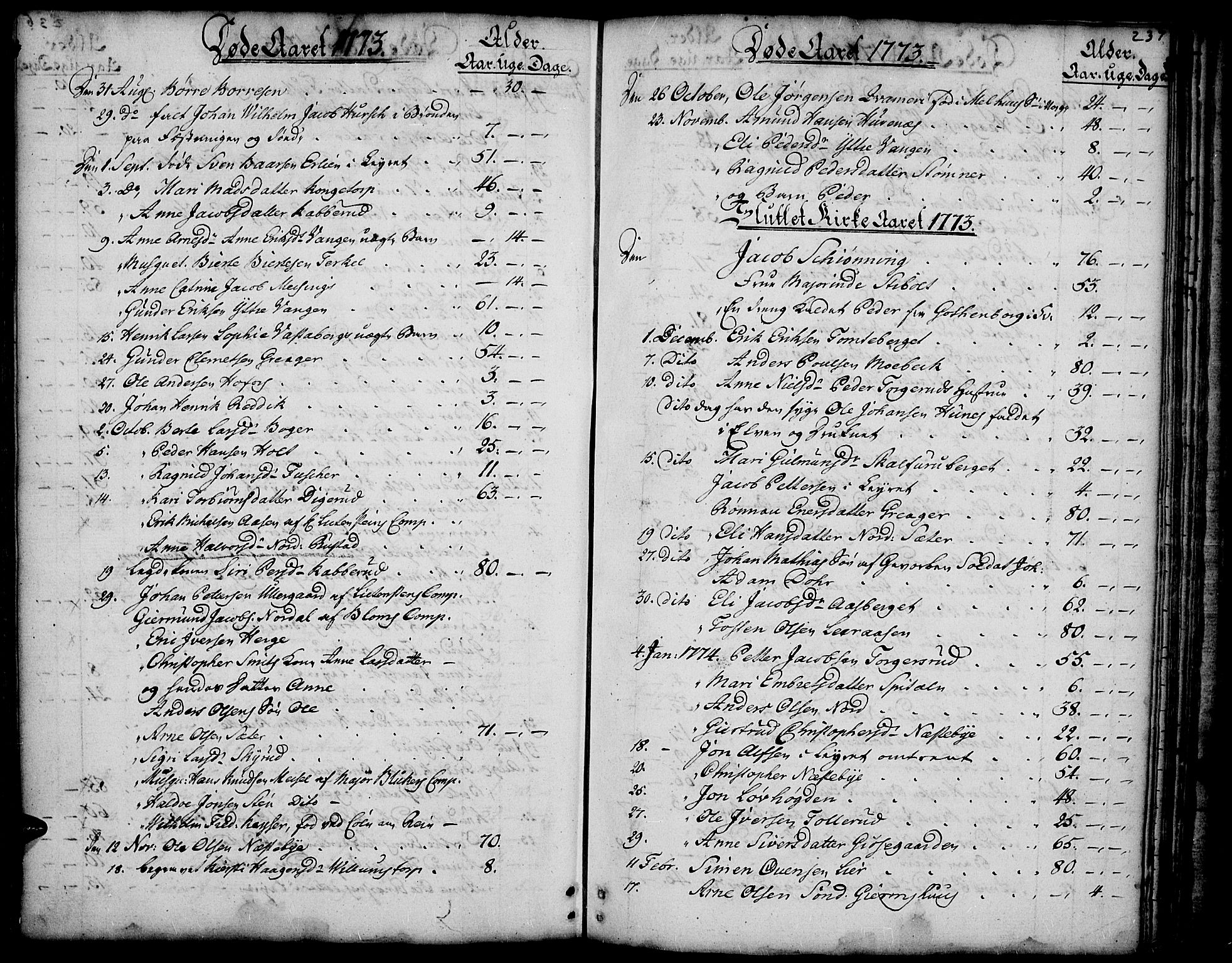 Vinger prestekontor, AV/SAH-PREST-024/H/Ha/Haa/L0005: Parish register (official) no. 5, 1772-1813, p. 237