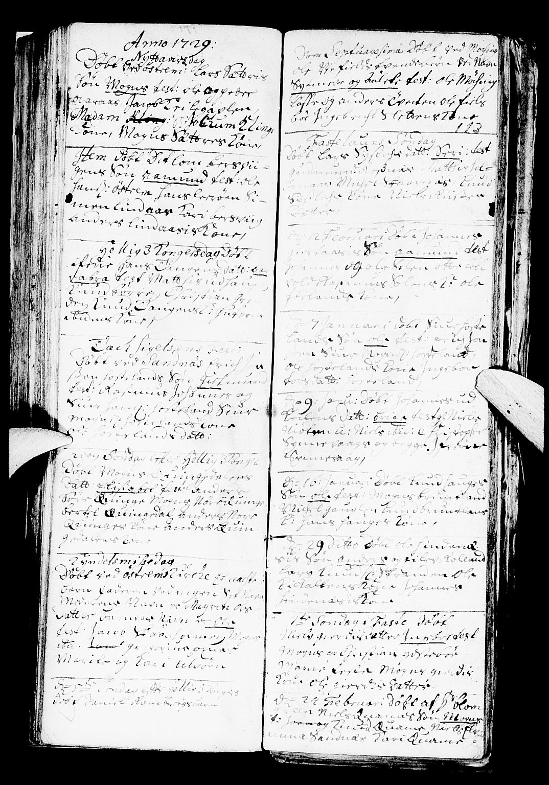 Lindås Sokneprestembete, SAB/A-76701/H/Haa: Parish register (official) no. A 1, 1699-1746, p. 113