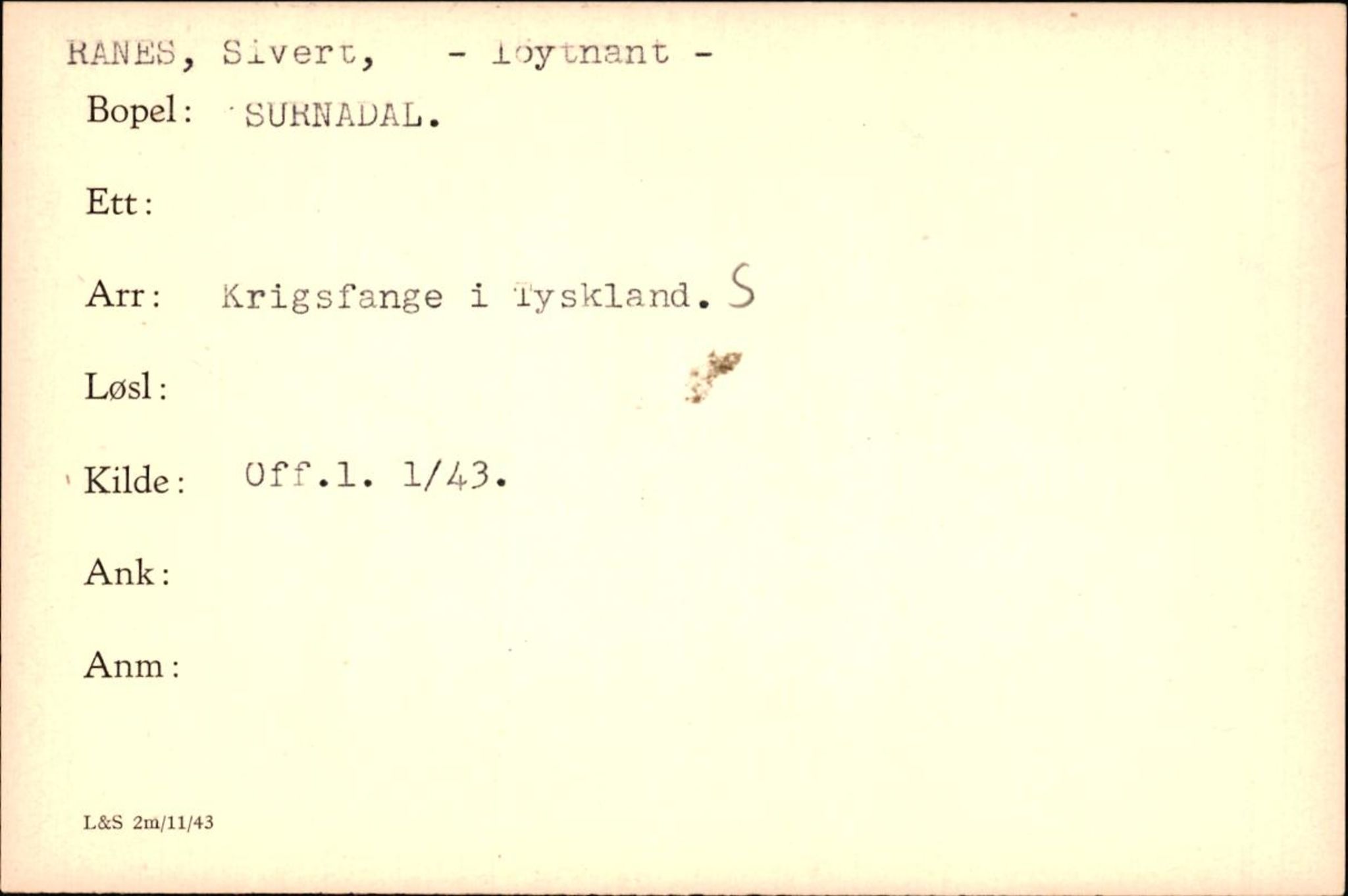 Forsvaret, Forsvarets krigshistoriske avdeling, AV/RA-RAFA-2017/Y/Yf/L0200: II-C-11-2102  -  Norske krigsfanger i Tyskland, 1940-1945, p. 844