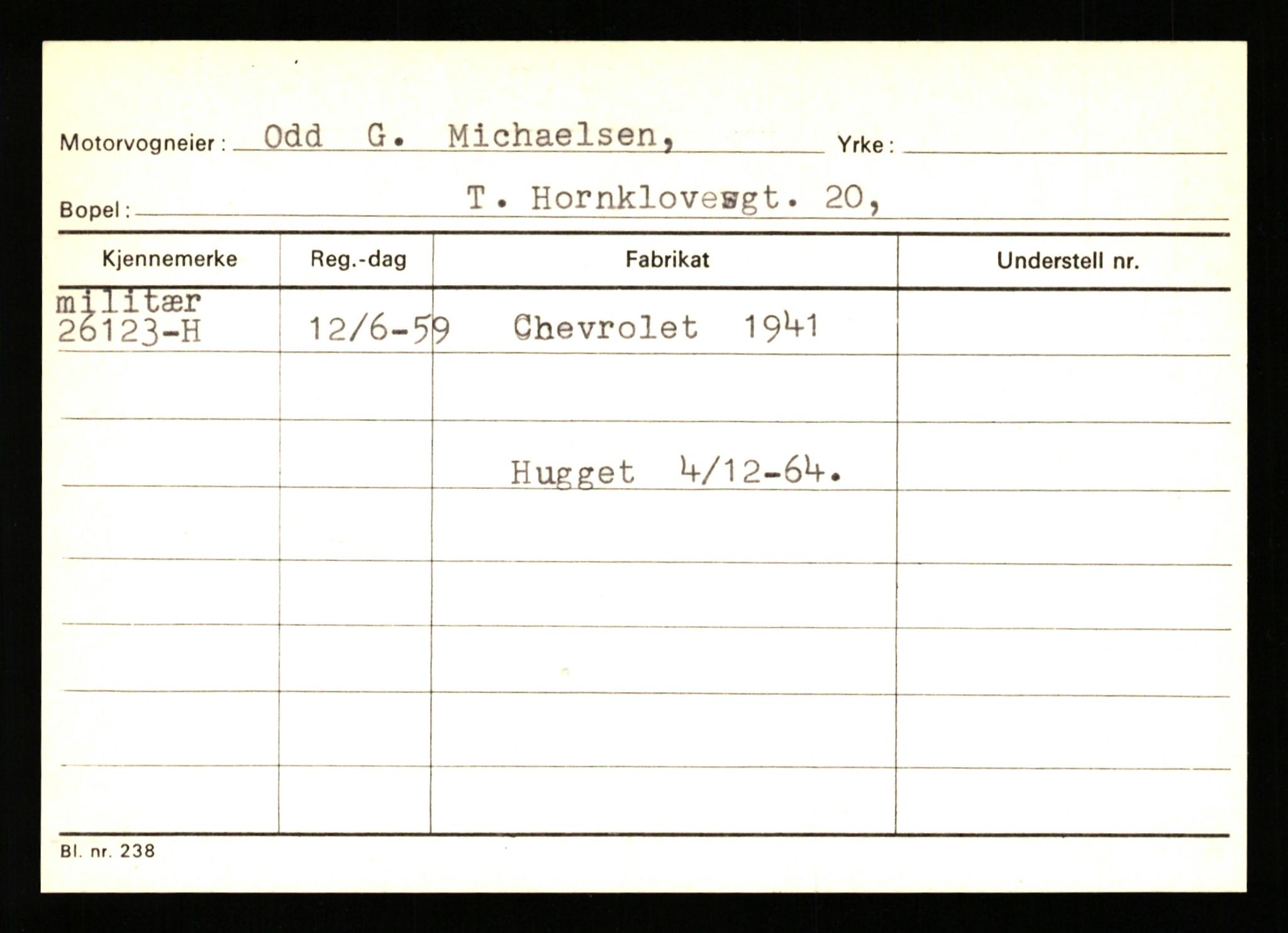 Stavanger trafikkstasjon, AV/SAST-A-101942/0/G/L0005: Registreringsnummer: 23000 - 34245, 1930-1971, p. 1057