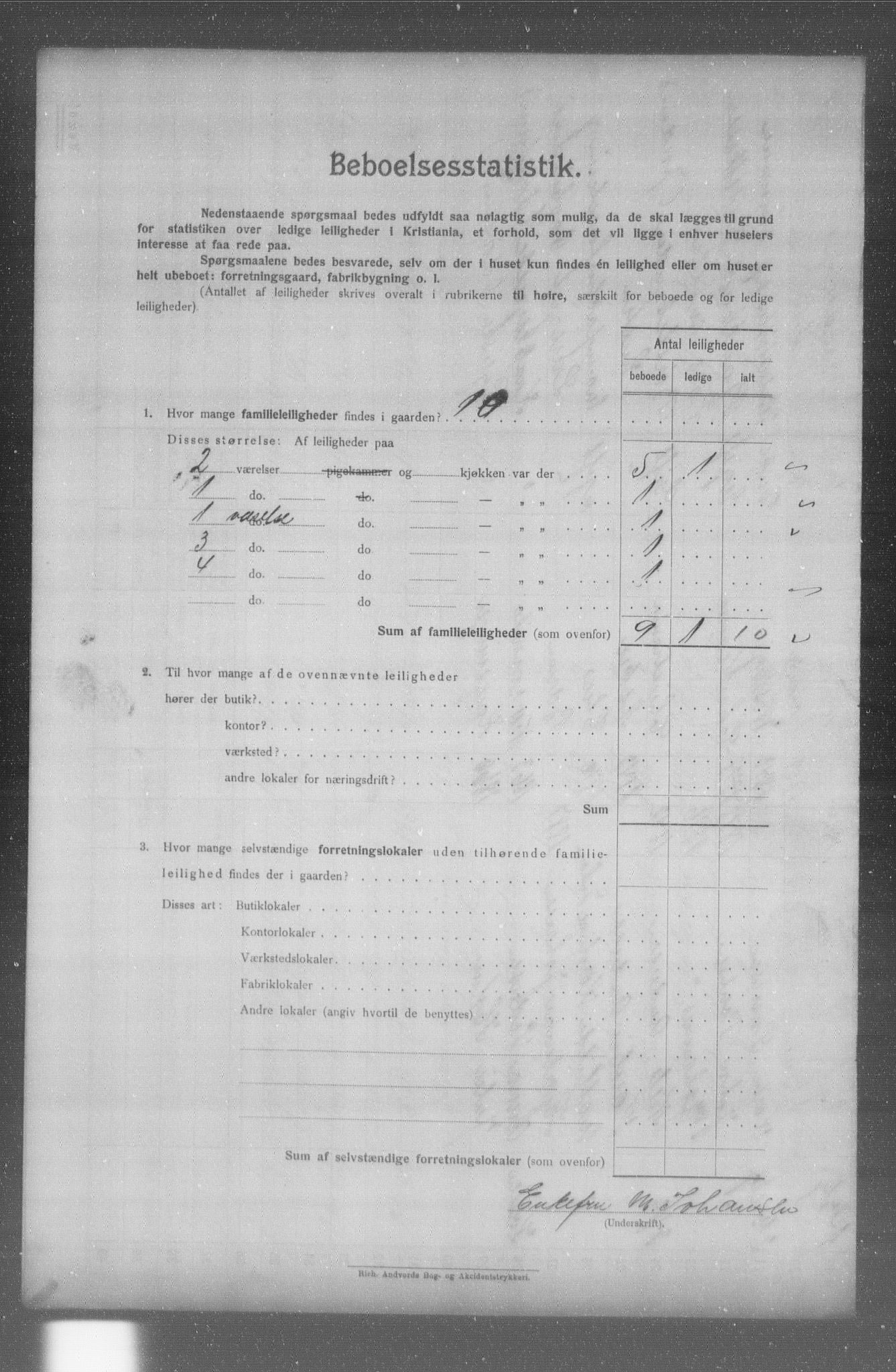 OBA, Municipal Census 1904 for Kristiania, 1904, p. 8934