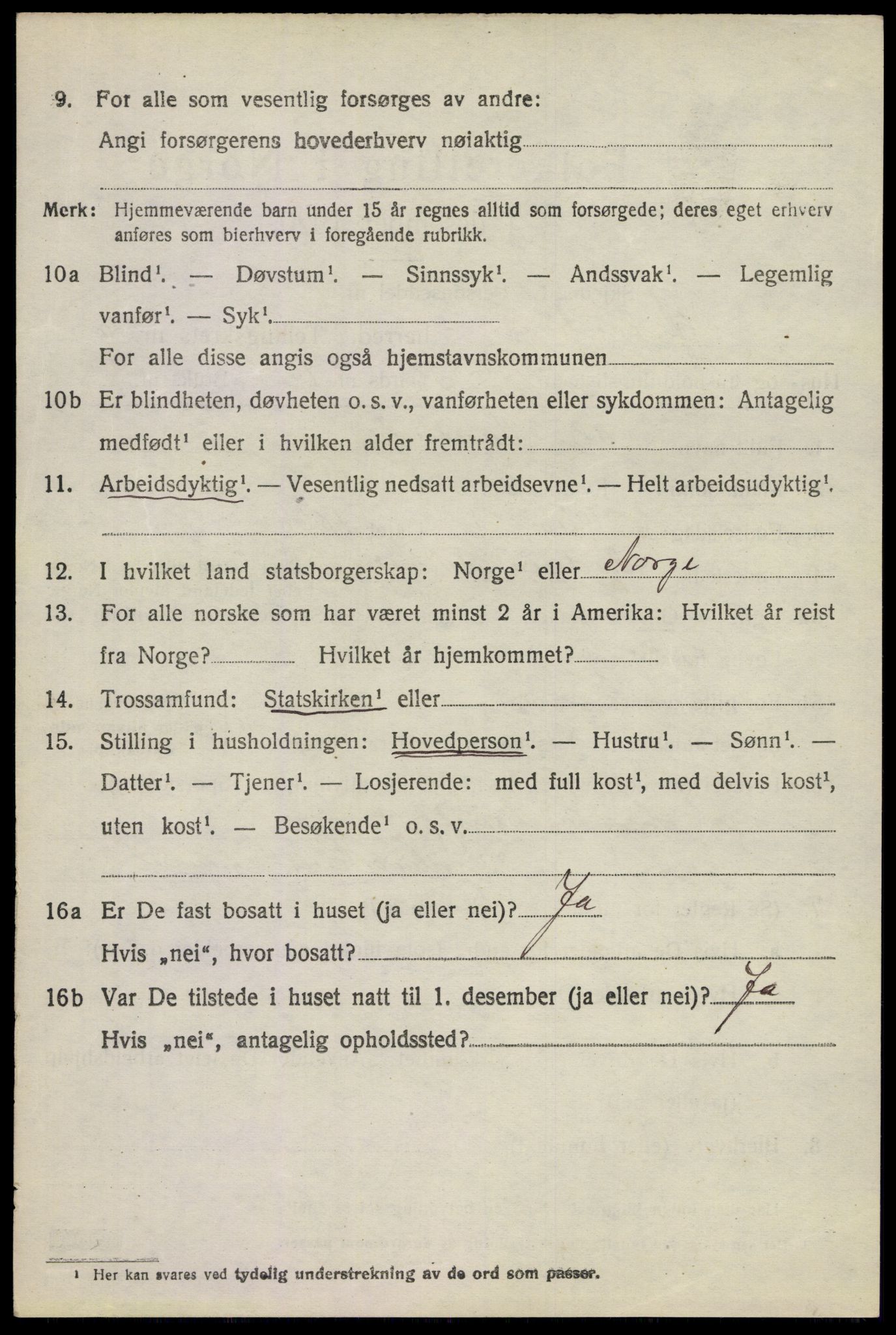 SAKO, 1920 census for Øvre Sandsvær, 1920, p. 2545