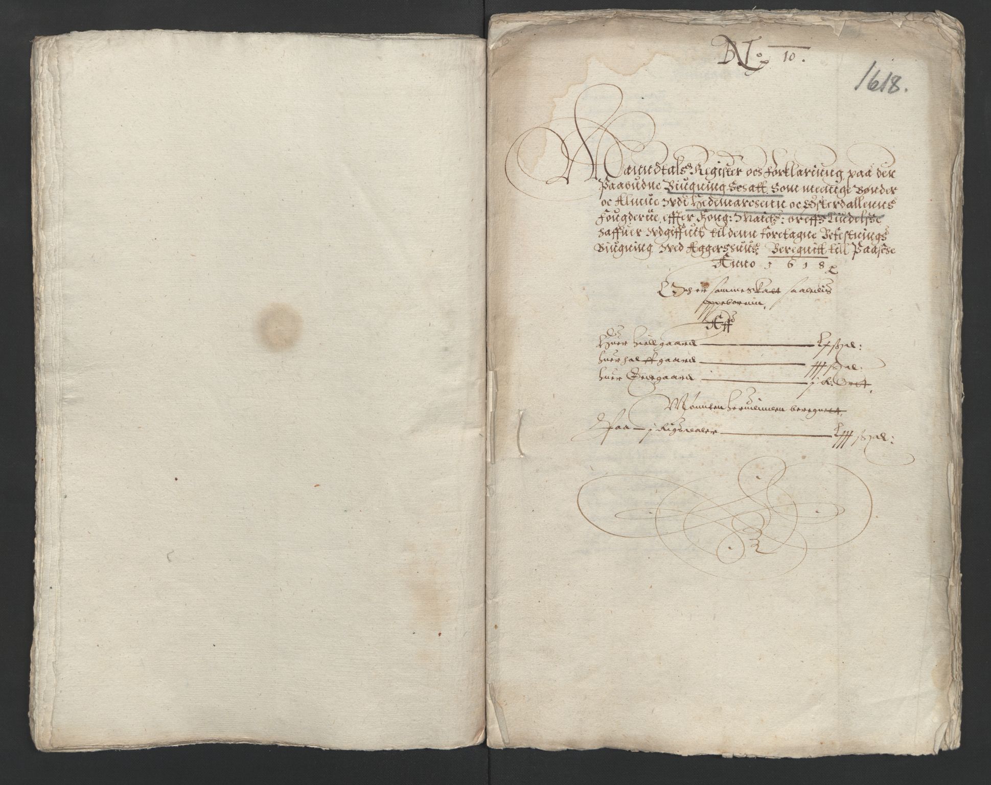 Rentekammeret inntil 1814, Reviderte regnskaper, Lensregnskaper, AV/RA-EA-5023/R/Rb/Rba/L0045: Akershus len, 1616-1618