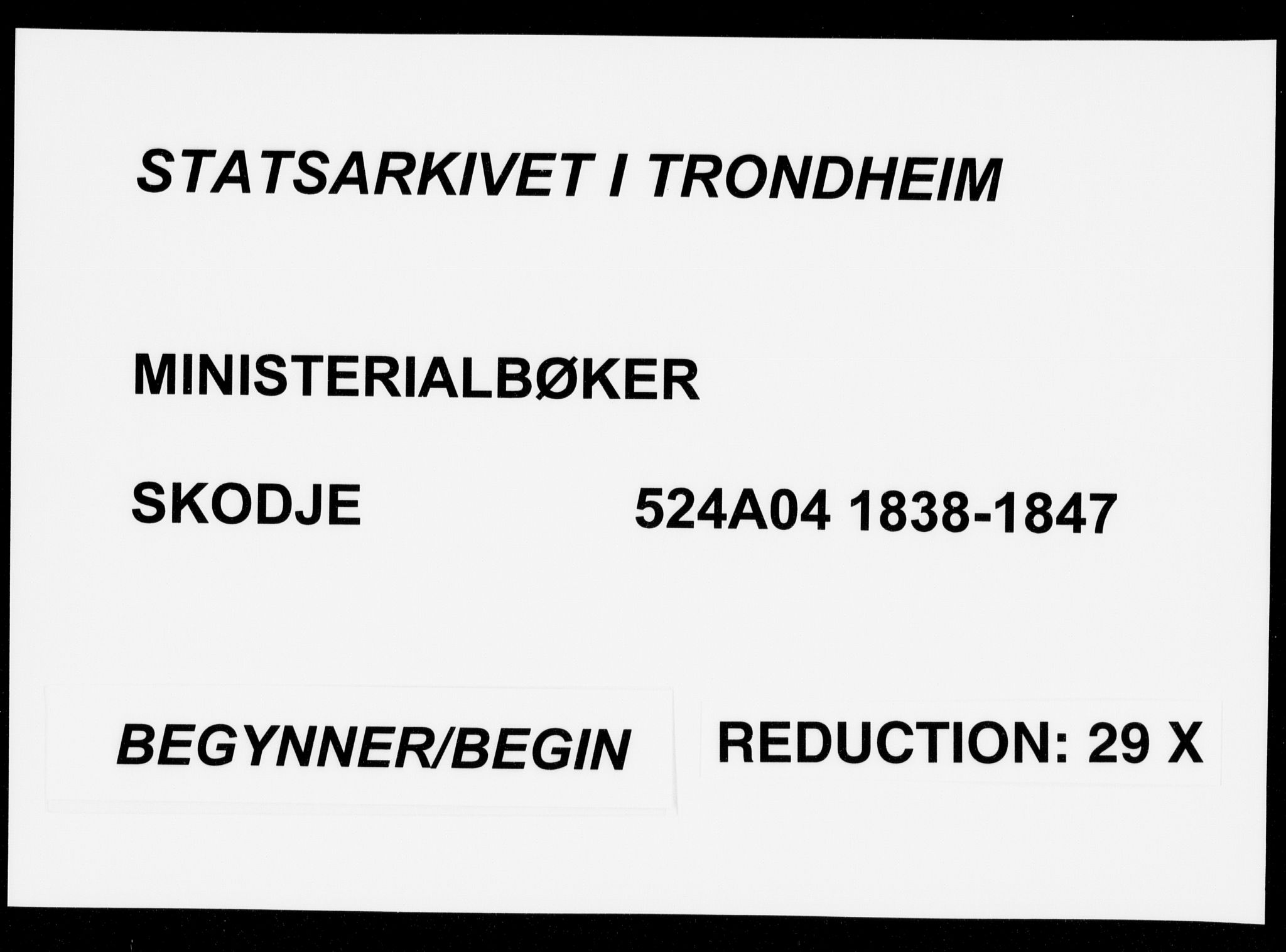 Ministerialprotokoller, klokkerbøker og fødselsregistre - Møre og Romsdal, SAT/A-1454/524/L0352: Parish register (official) no. 524A04, 1838-1847