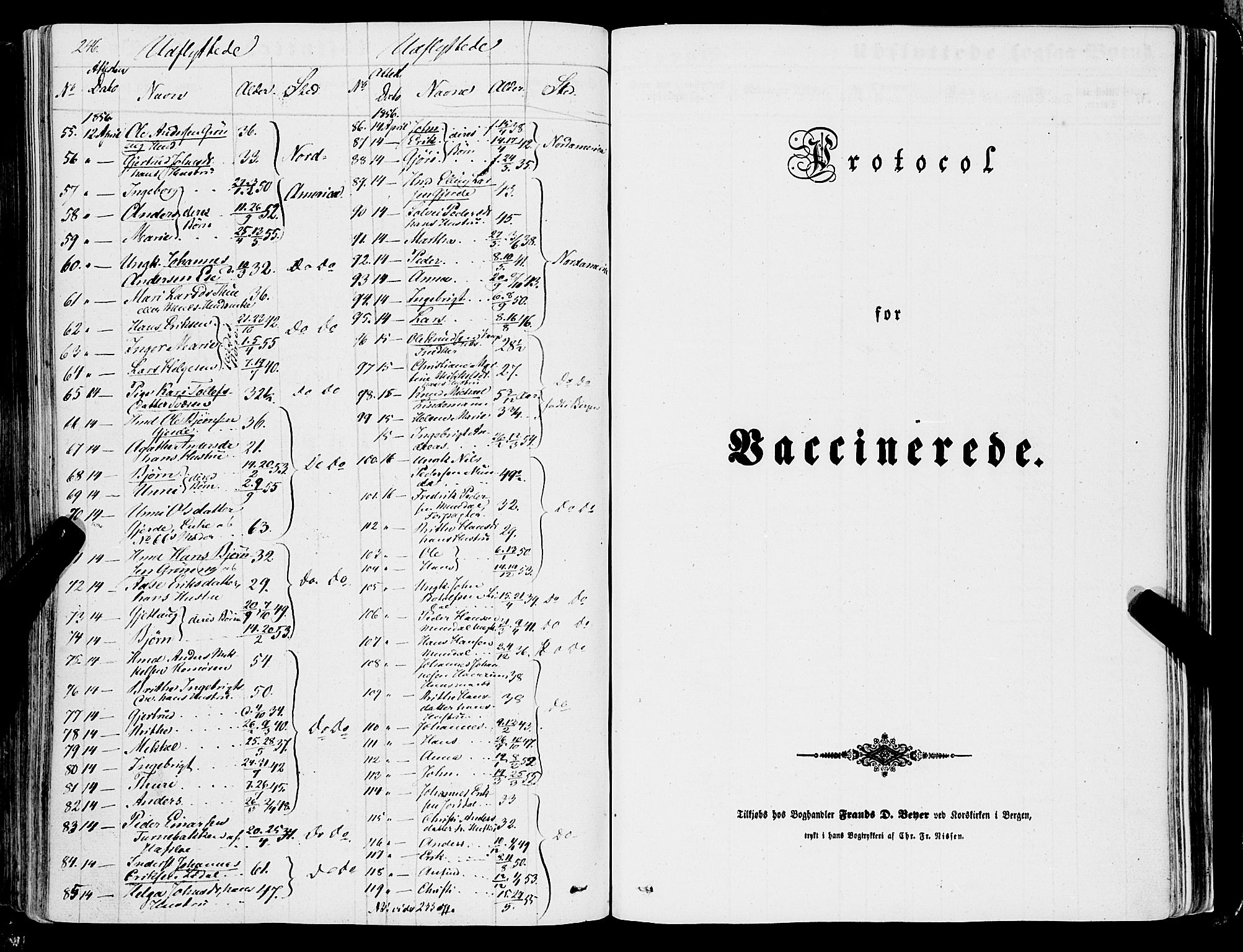 Balestrand sokneprestembete, AV/SAB-A-79601/H/Haa/Haaa/L0002: Parish register (official) no. A 2, 1847-1866, p. 246