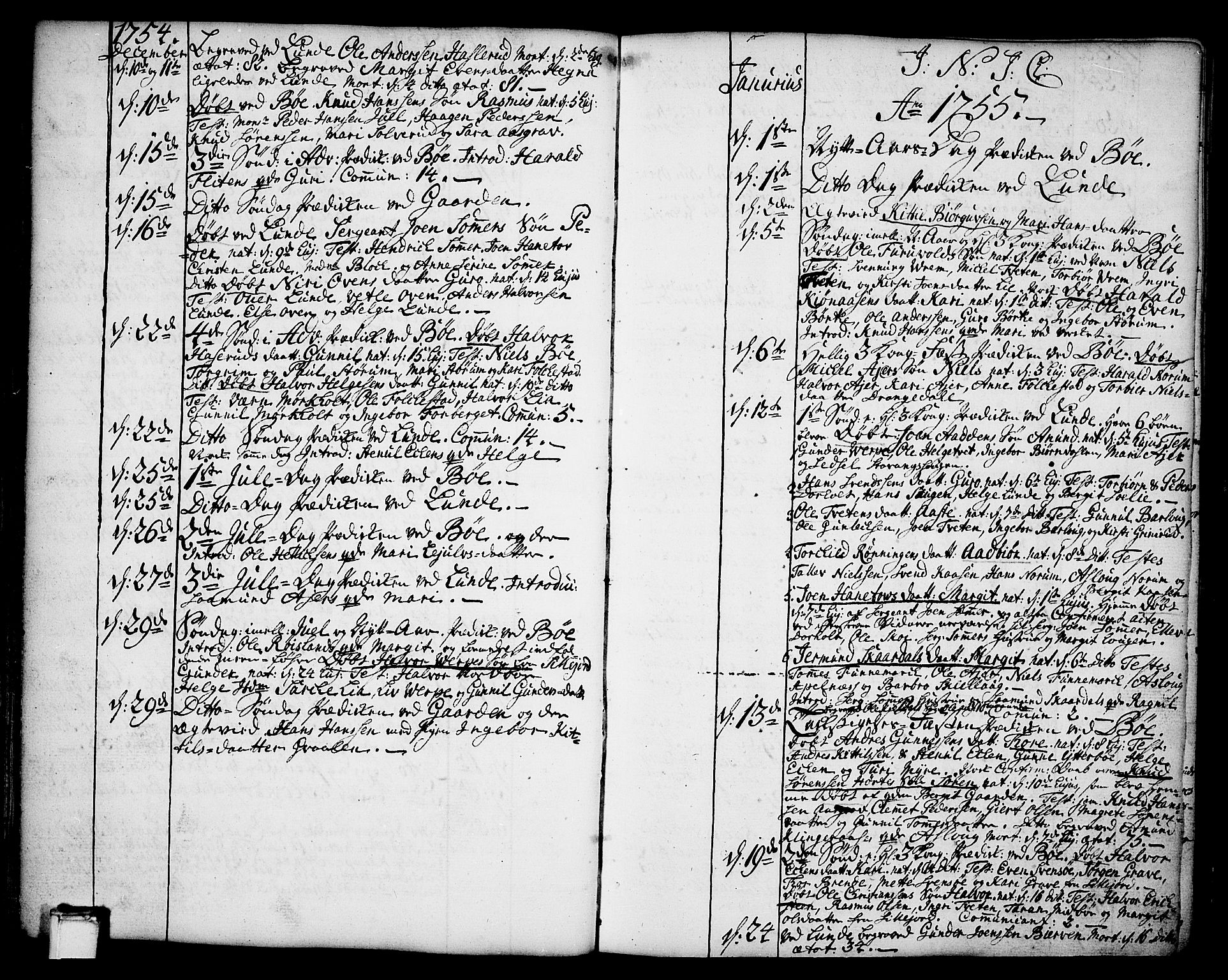 Bø kirkebøker, AV/SAKO-A-257/F/Fa/L0004: Parish register (official) no. 4, 1748-1785