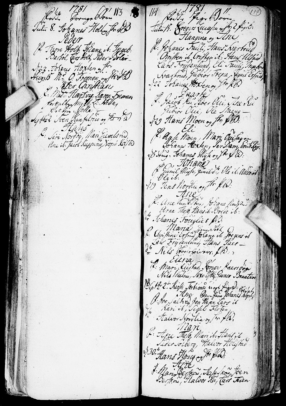 Enebakk prestekontor Kirkebøker, AV/SAO-A-10171c/F/Fa/L0002: Parish register (official) no. I 2, 1755-1806, p. 113-114