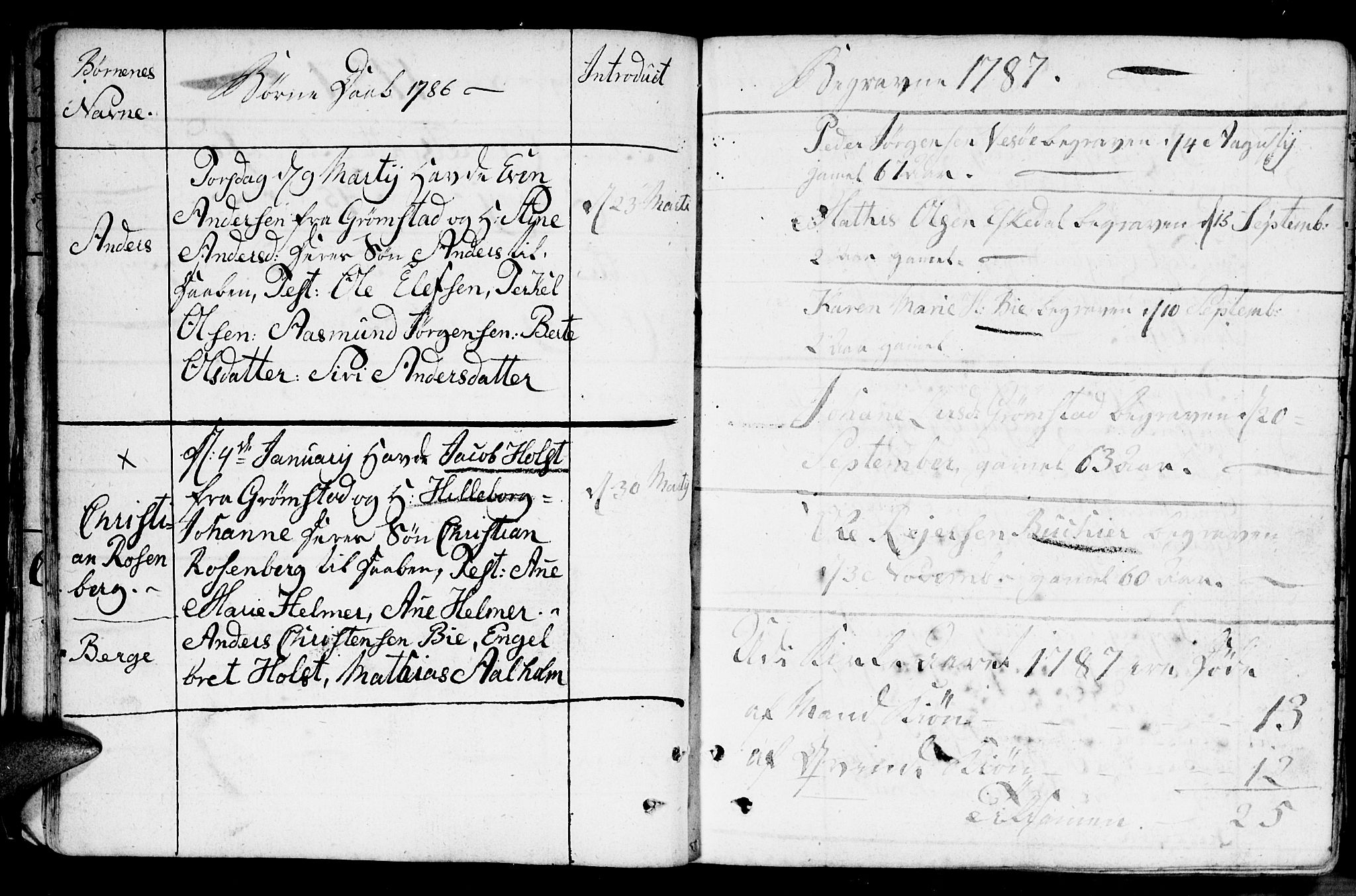 Fjære sokneprestkontor, AV/SAK-1111-0011/F/Fb/L0005: Parish register (copy) no. B 5, 1785-1803, p. 19