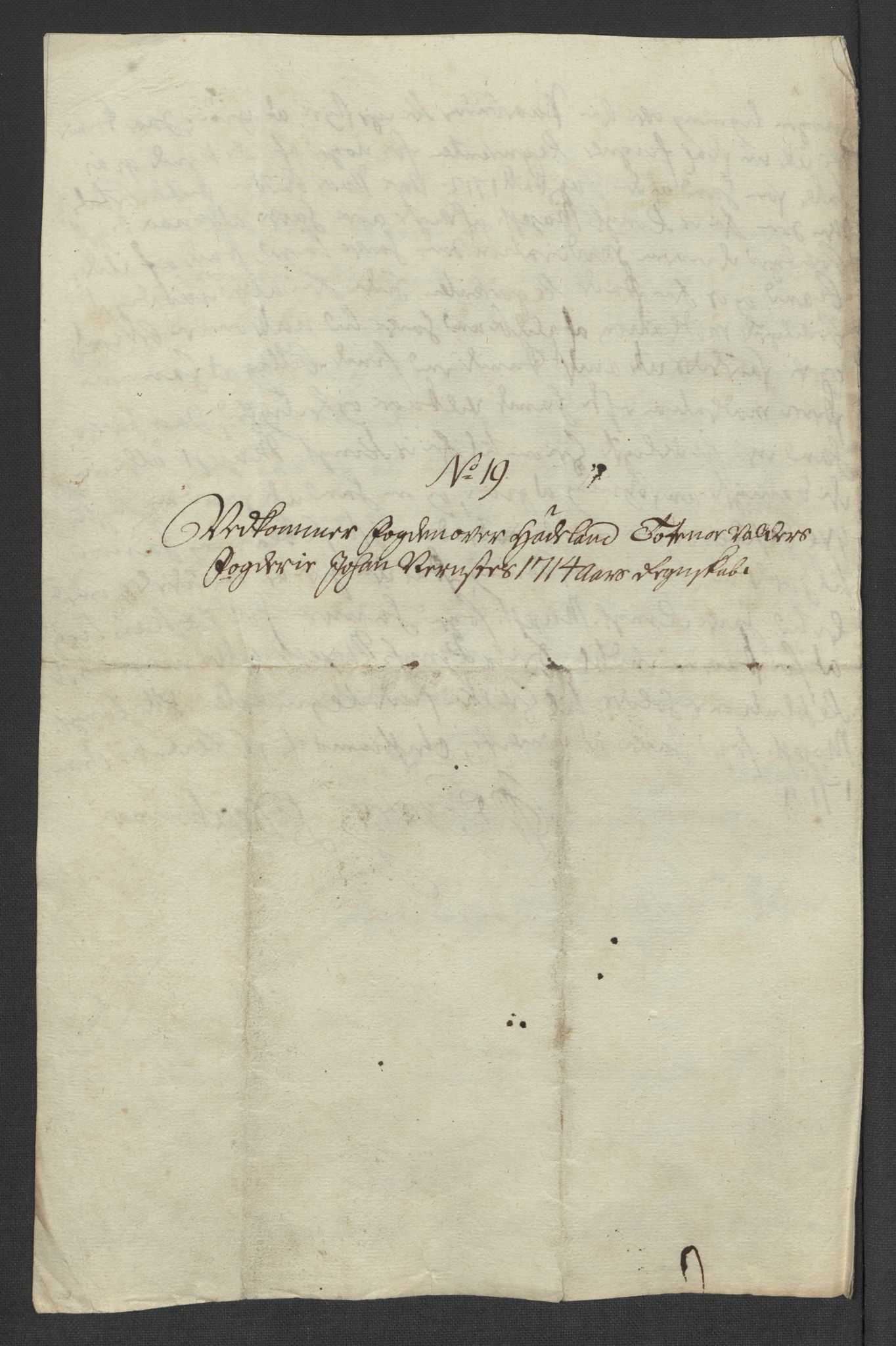 Rentekammeret inntil 1814, Reviderte regnskaper, Fogderegnskap, RA/EA-4092/R18/L1313: Fogderegnskap Hadeland, Toten og Valdres, 1714, p. 192