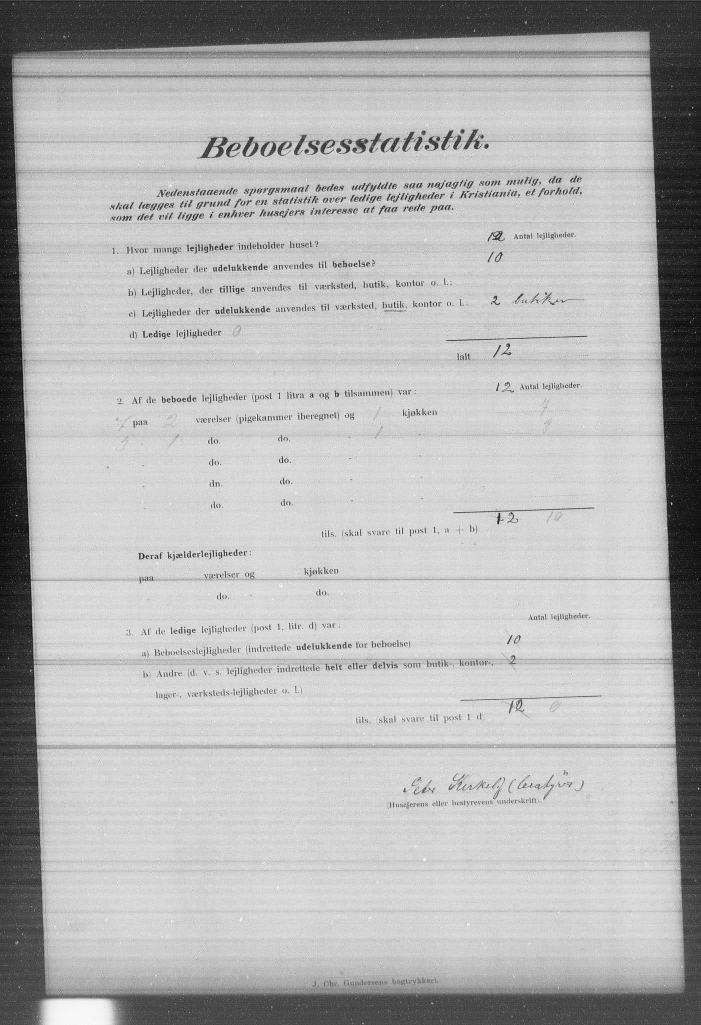 OBA, Municipal Census 1902 for Kristiania, 1902, p. 1946