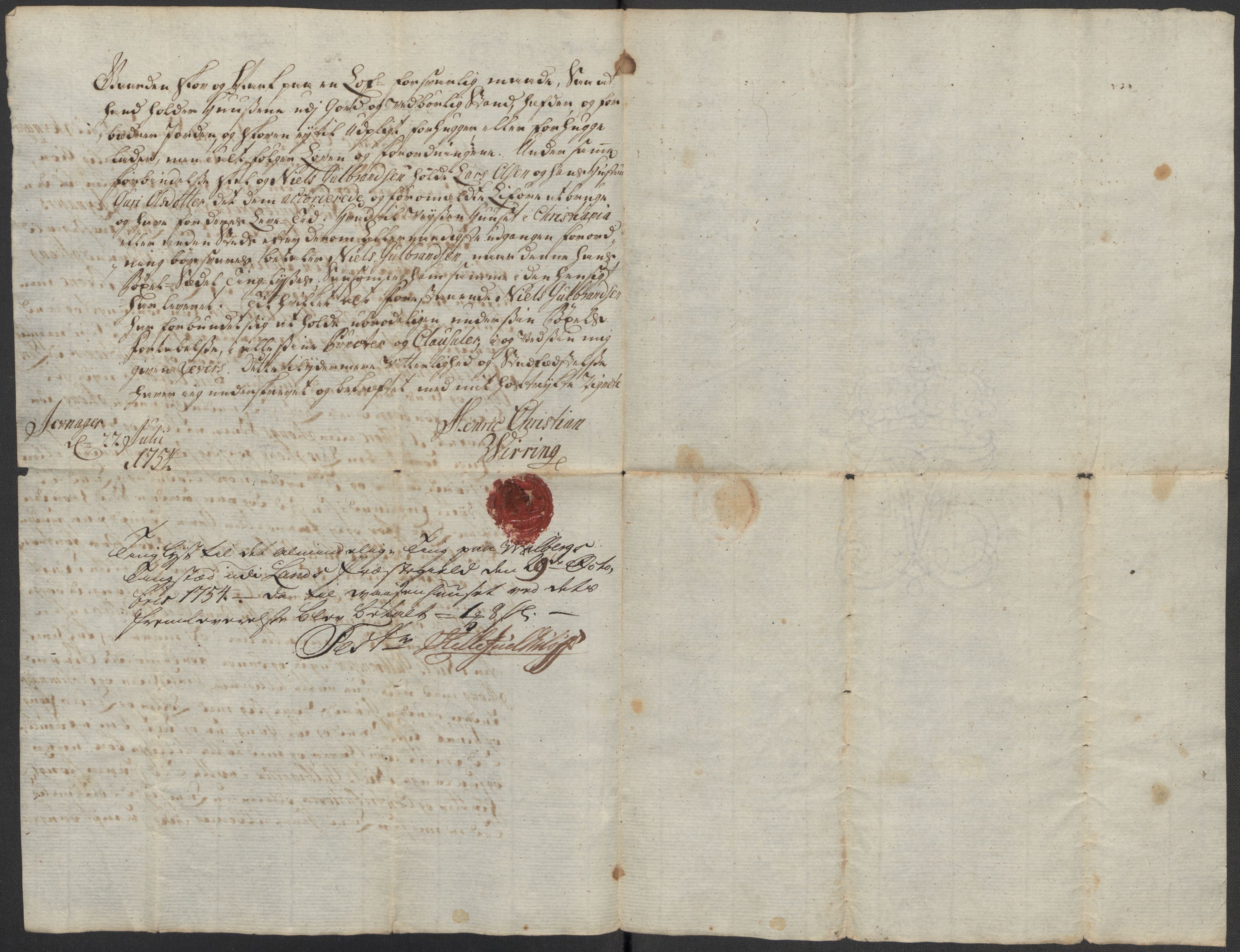 Riksarkivets diplomsamling, RA/EA-5965/F15/L0014: Prestearkiv - Oppland, 1696-1879, p. 113