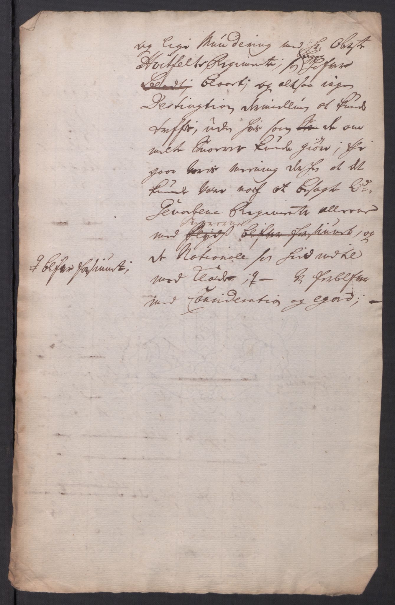 Kommanderende general (KG I) med Det norske krigsdirektorium, AV/RA-EA-5419/B/L0010: Kommanderende generals konsepter og kopibok, 1728-1730, p. 36