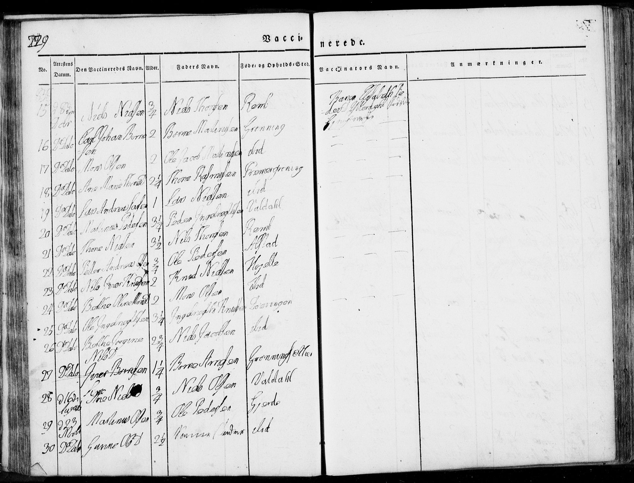 Ministerialprotokoller, klokkerbøker og fødselsregistre - Møre og Romsdal, AV/SAT-A-1454/519/L0248: Parish register (official) no. 519A07, 1829-1860, p. 229