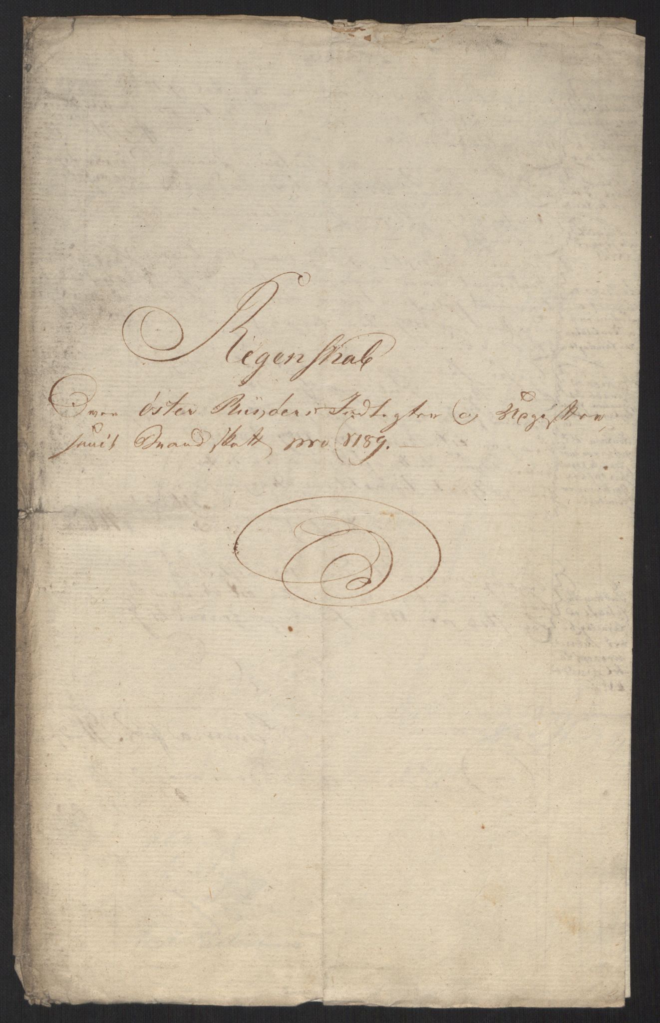 Danske Kanselli 1800-1814, AV/RA-EA-3024/K/Kk/Kka/Kkac/L0233: Kjøpstadregnskap Øster Risør, 1772-1790, p. 460