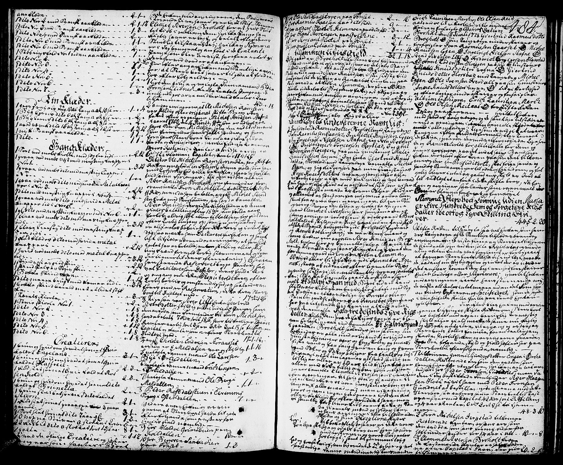 Orkdal sorenskriveri, SAT/A-4169/1/3/3Aa/L0007: Skifteprotokoller, 1767-1782, p. 483b-484a