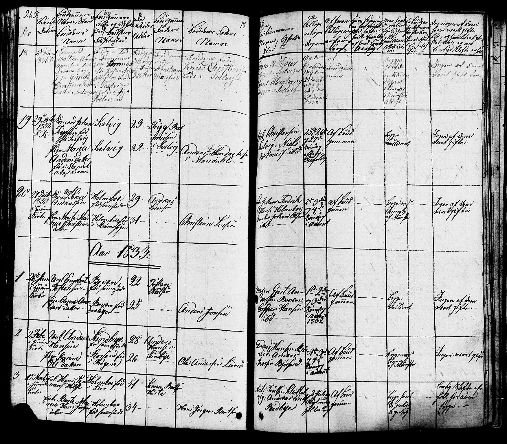 Hurum kirkebøker, SAKO/A-229/G/Ga/L0002: Parish register (copy) no. I 2, 1827-1857, p. 265