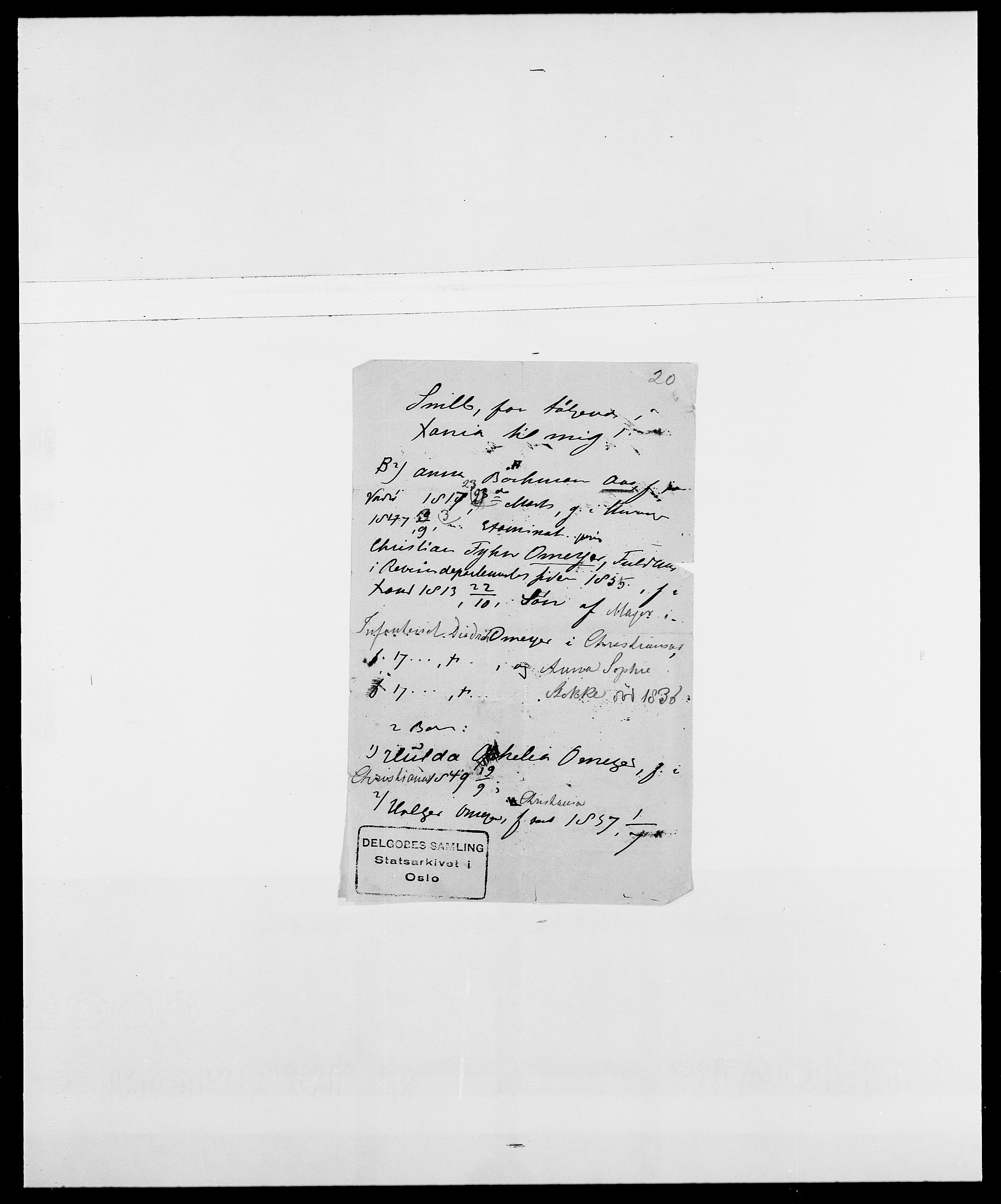 Delgobe, Charles Antoine - samling, AV/SAO-PAO-0038/D/Da/L0001: Aabye - Angerman, p. 128