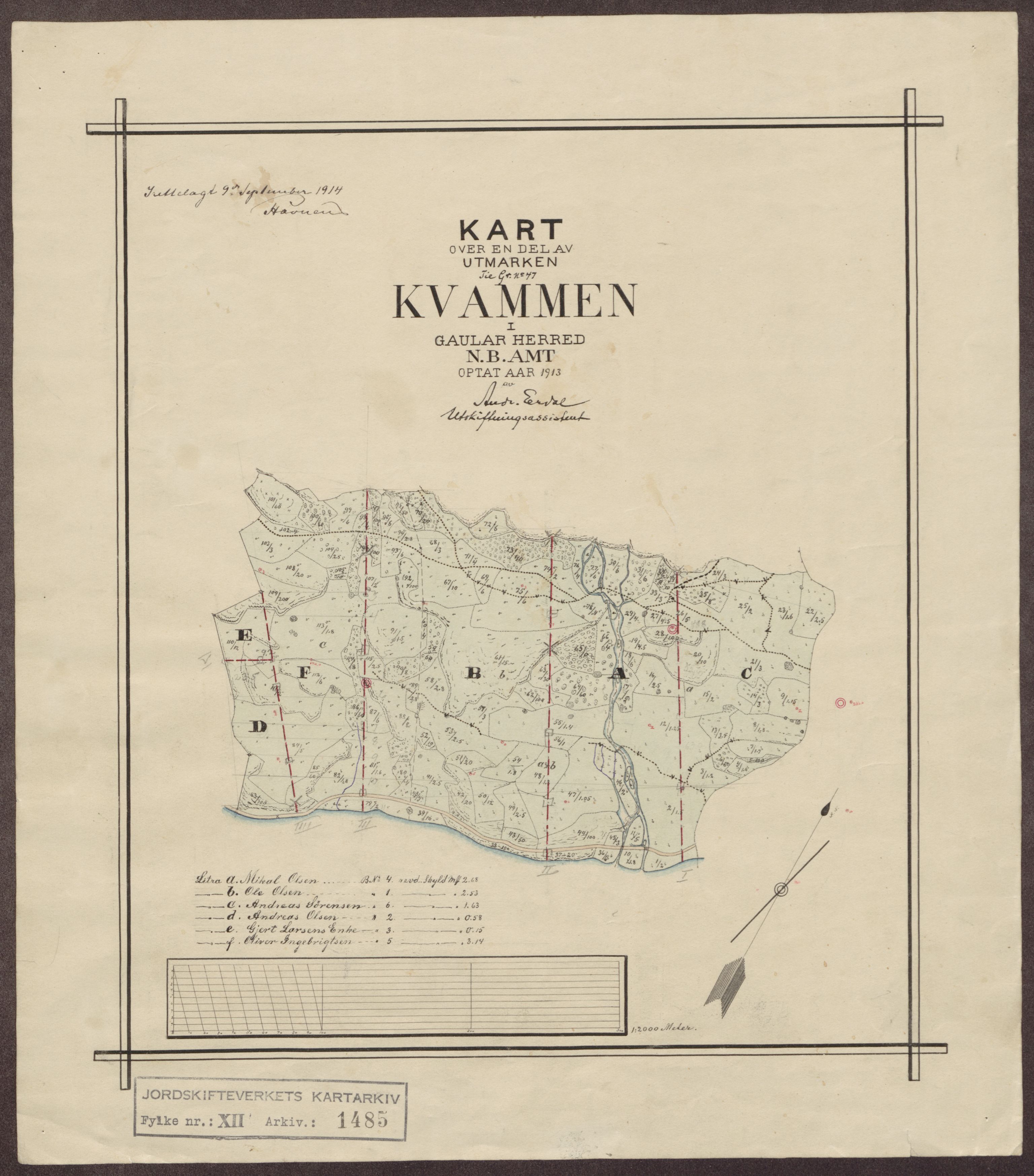 Jordskifteverkets kartarkiv, RA/S-3929/T, 1859-1988, p. 1686