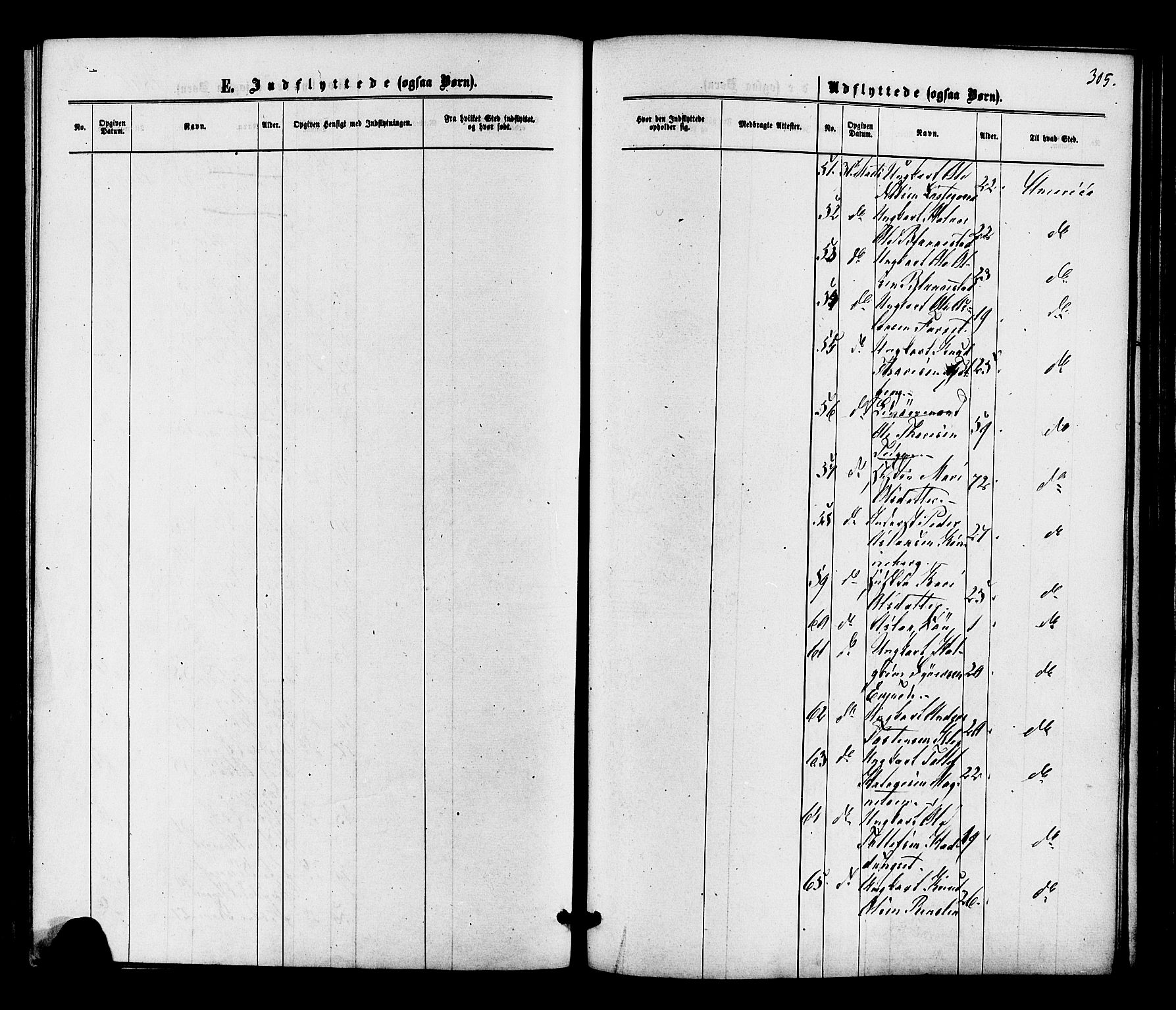 Gol kirkebøker, AV/SAKO-A-226/F/Fa/L0004: Parish register (official) no. I 4, 1876-1886, p. 305