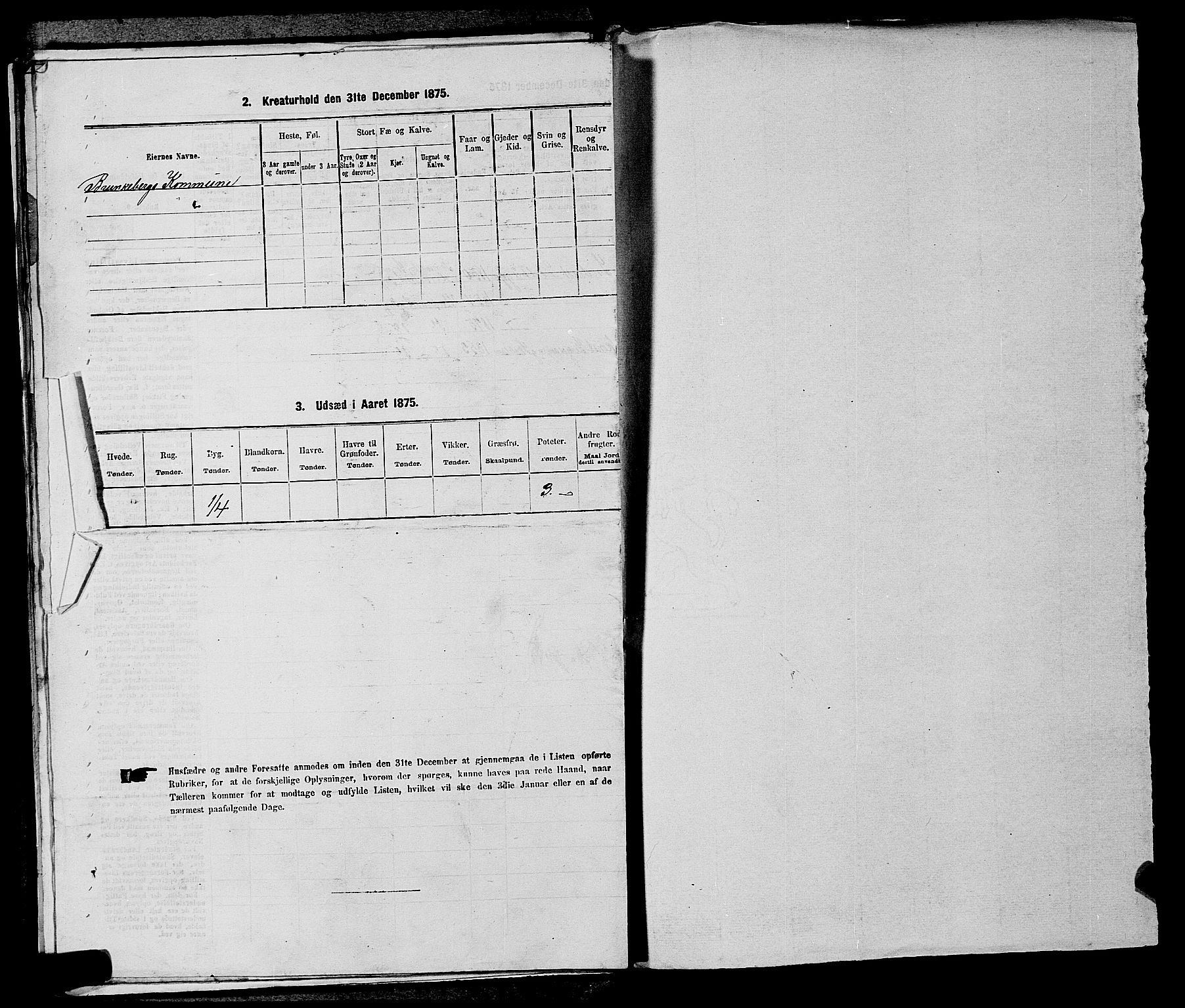 SAKO, 1875 census for 0829P Kviteseid, 1875, p. 830