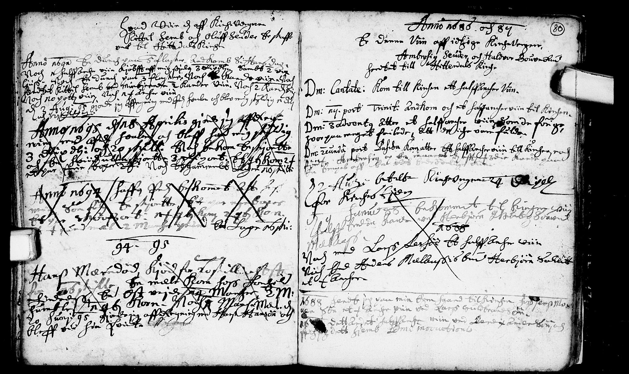 Heddal kirkebøker, SAKO/A-268/F/Fa/L0001: Parish register (official) no. I 1, 1648-1699, p. 80