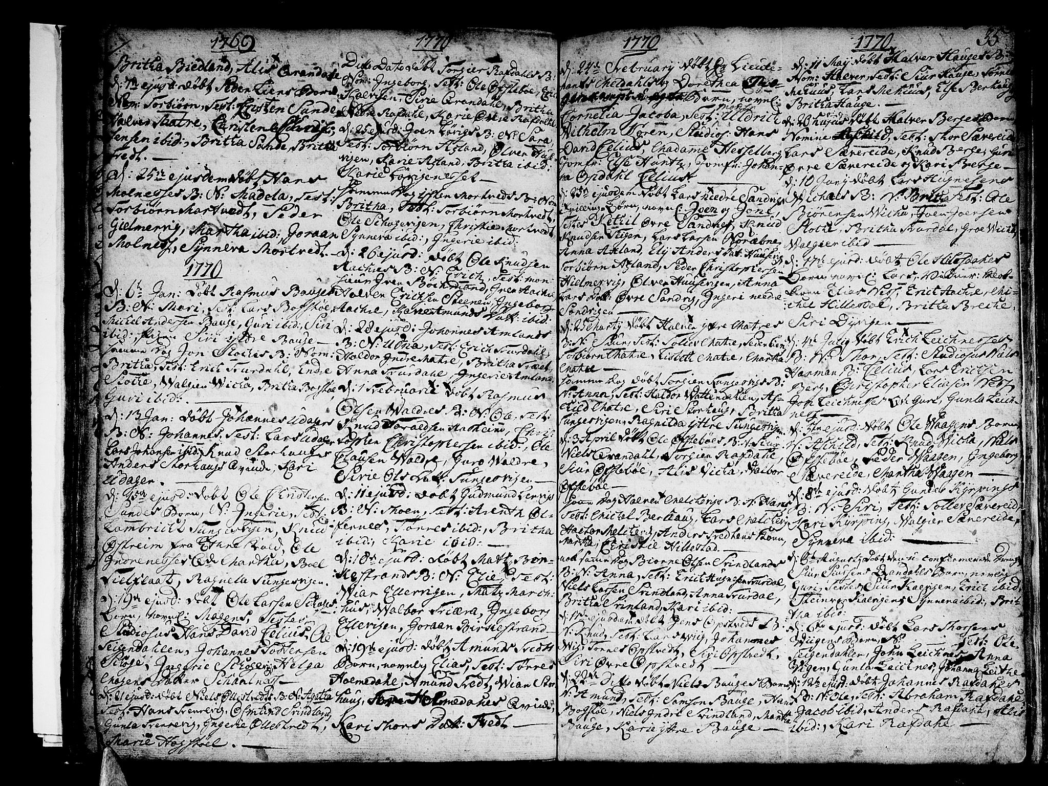 Skånevik sokneprestembete, SAB/A-77801/H/Haa: Parish register (official) no. A 1, 1745-1789, p. 35