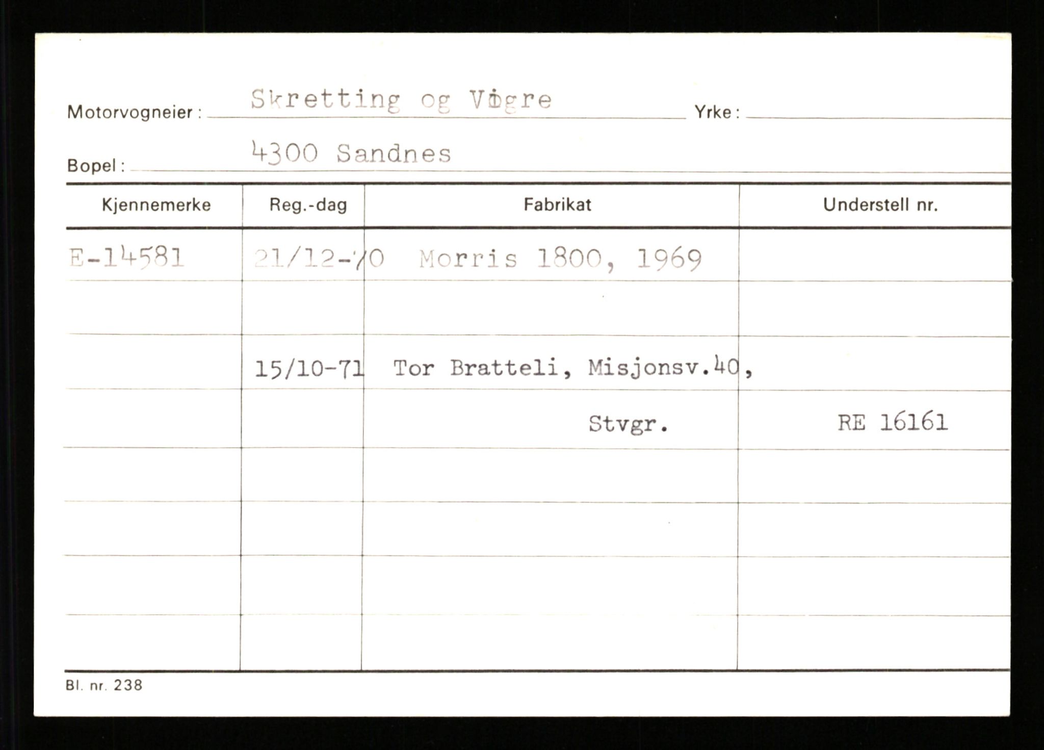 Stavanger trafikkstasjon, AV/SAST-A-101942/0/G/L0003: Registreringsnummer: 10466 - 15496, 1930-1971, p. 2730