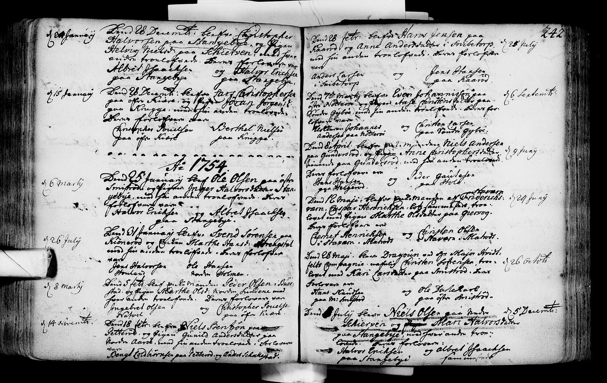 Nøtterøy kirkebøker, SAKO/A-354/F/Fa/L0002: Parish register (official) no. I 2, 1738-1790, p. 242