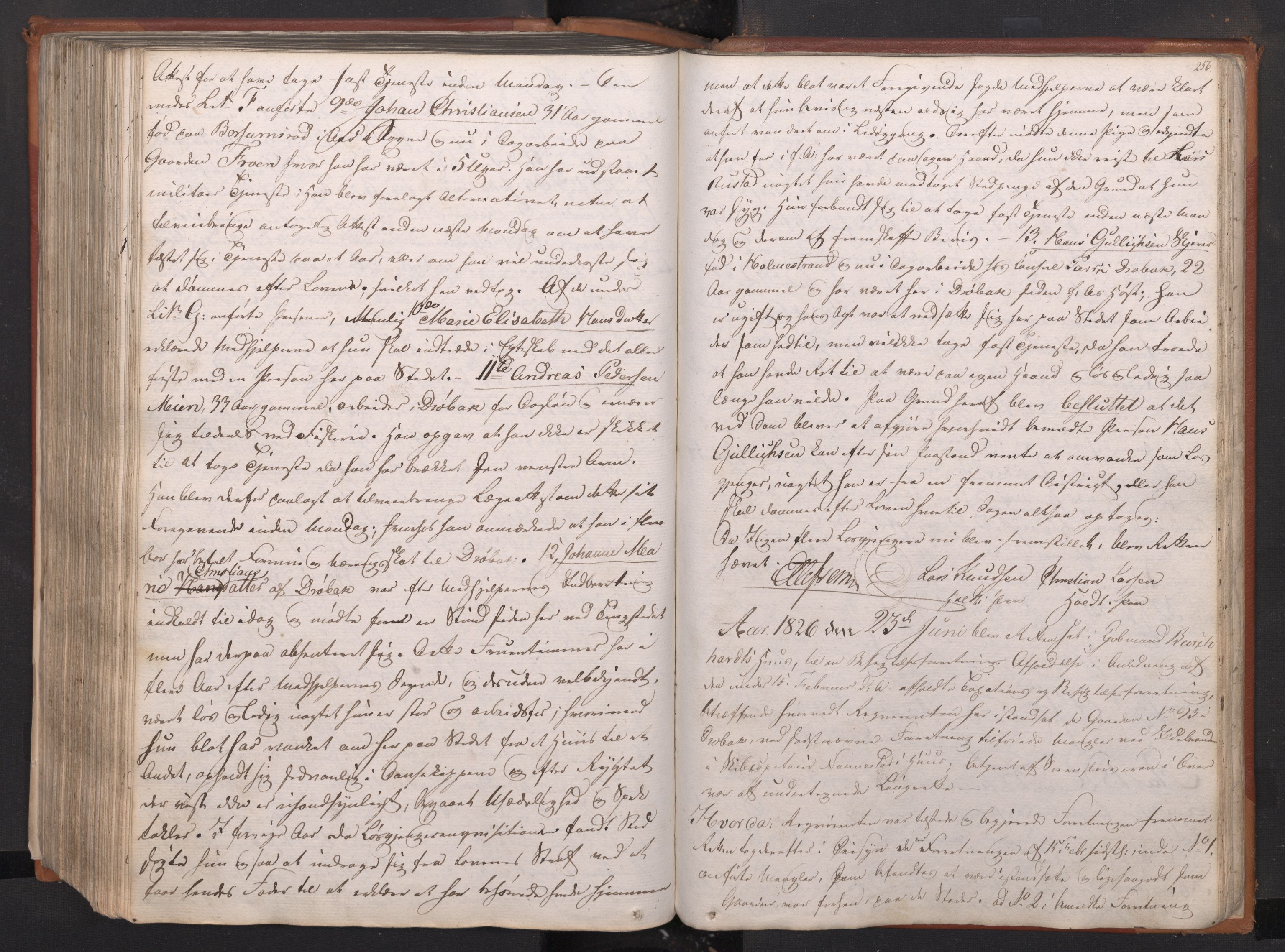 Follo sorenskriveri, AV/SAO-A-10274/F/Fc/Fca/L0004: Ekstrarettsprotokoll, 1823-1826, p. 255b-256a