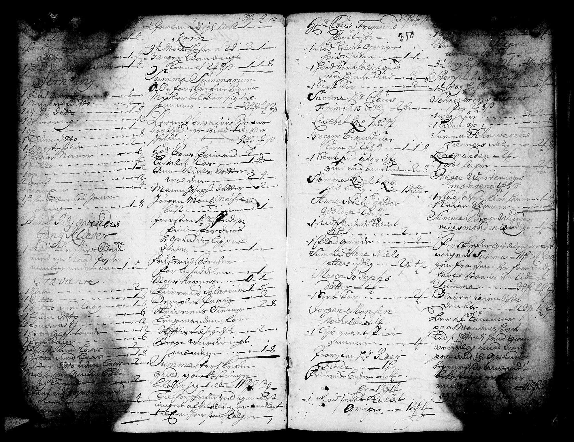 Nordfjord sorenskriveri, AV/SAB-A-2801/1/04/04a/L0004b: Skifteprotokollar, 1709-1711, p. 349b-350a