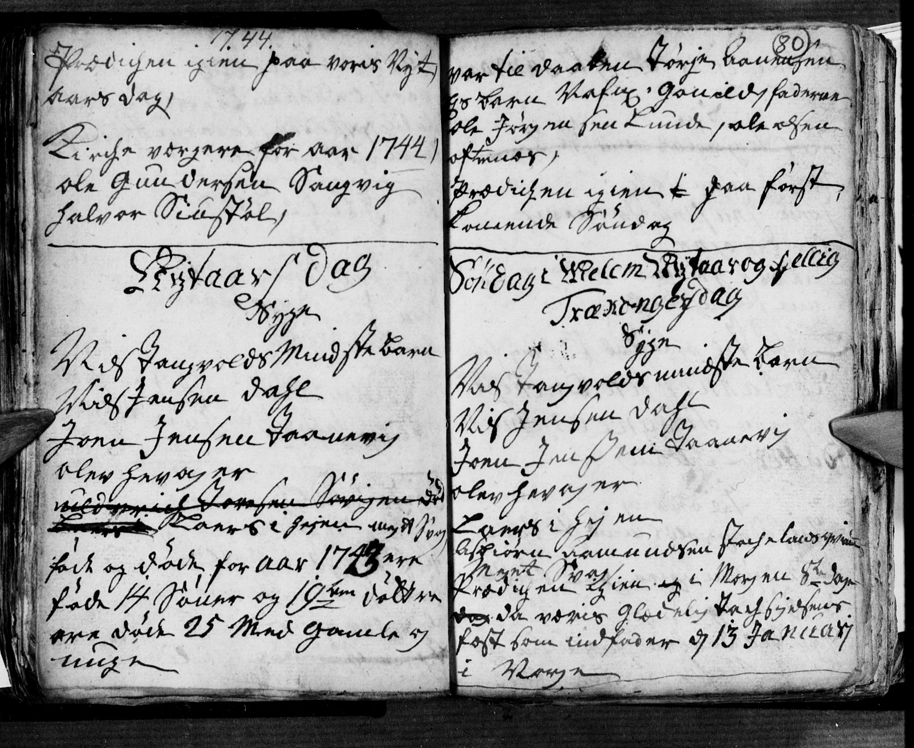 Søgne sokneprestkontor, SAK/1111-0037/F/Fa/Fab/L0002: Parish register (official) no. A 2, 1741-1750, p. 80