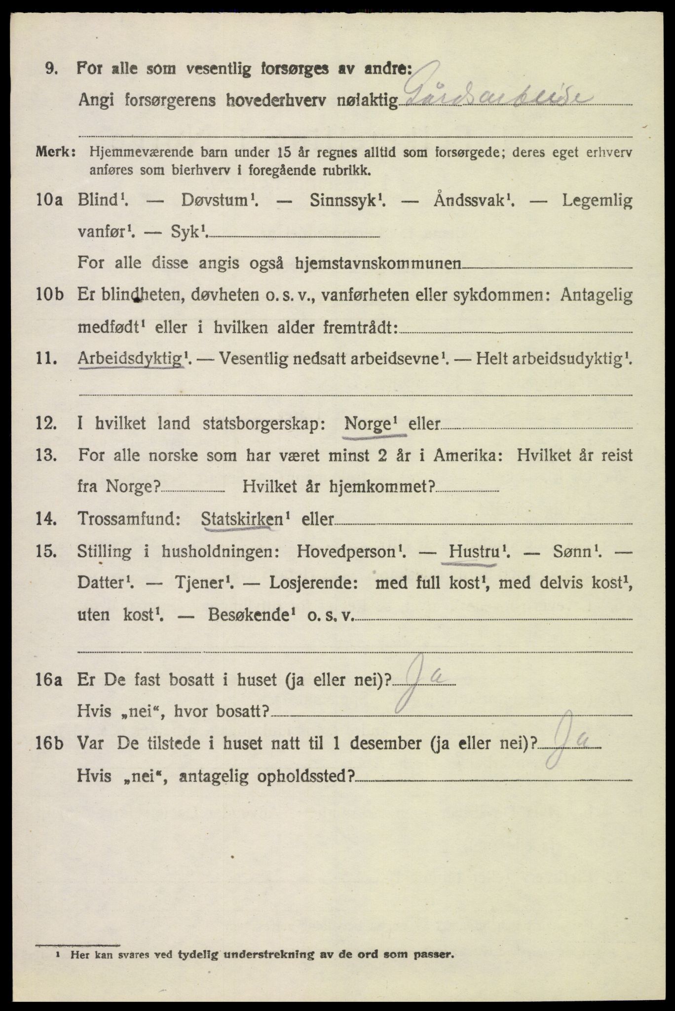 SAH, 1920 census for Furnes, 1920, p. 8152