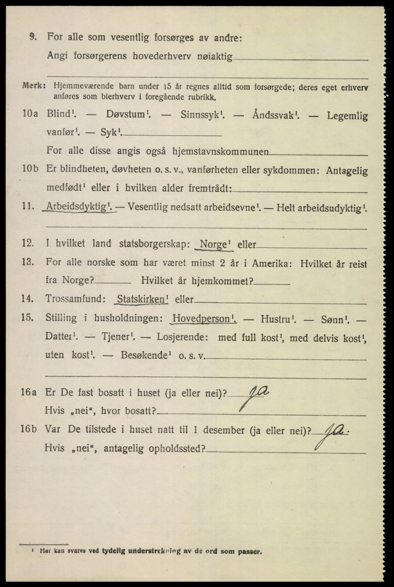 SAK, 1920 census for Greipstad, 1920, p. 1515