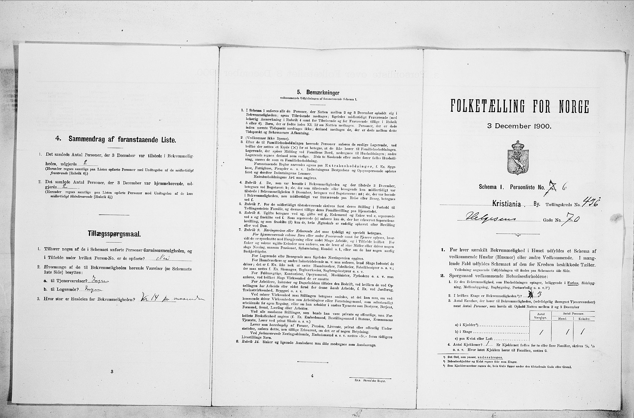 SAO, 1900 census for Kristiania, 1900, p. 36329